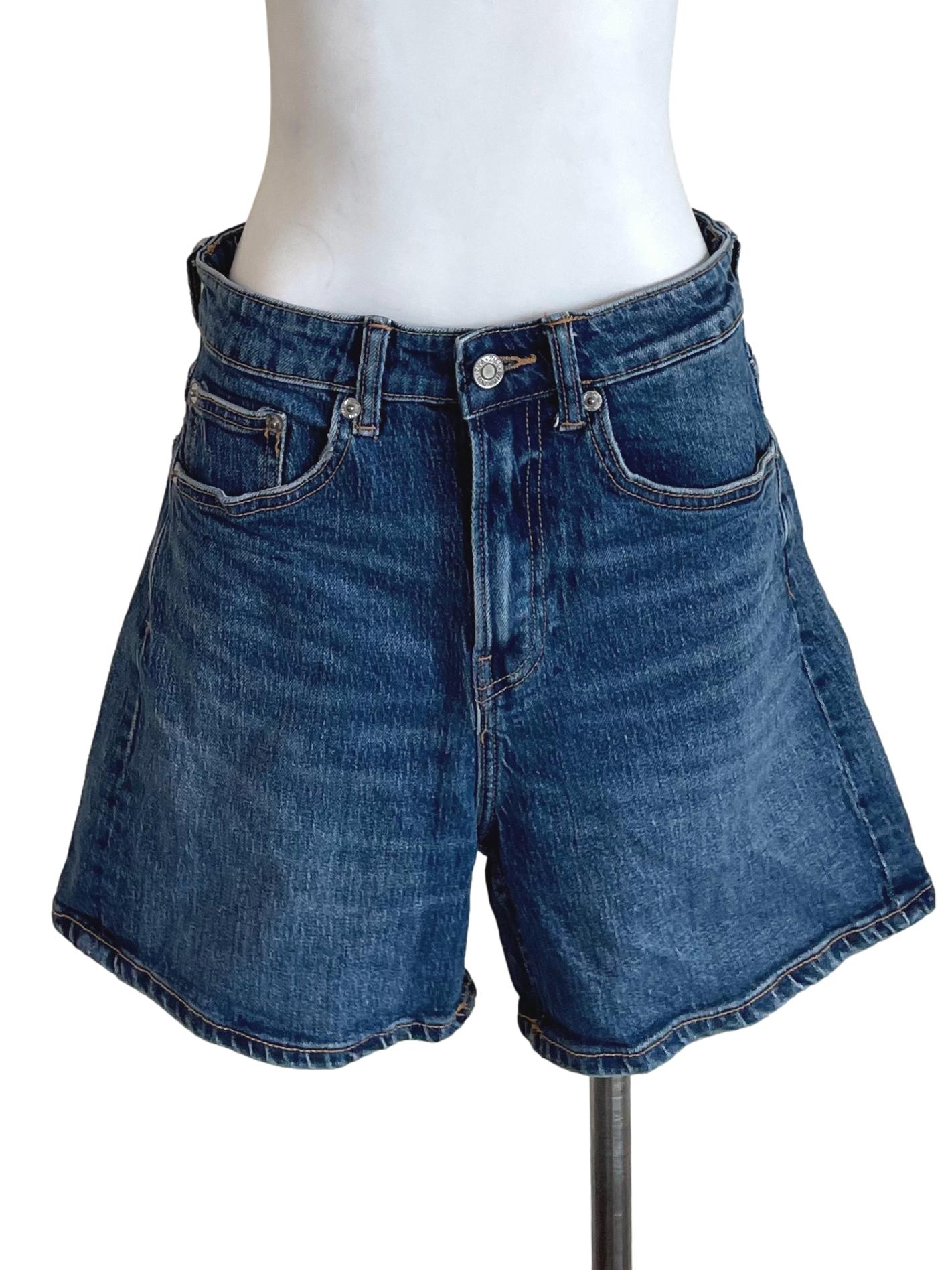 Dark Blue Jean Shorts