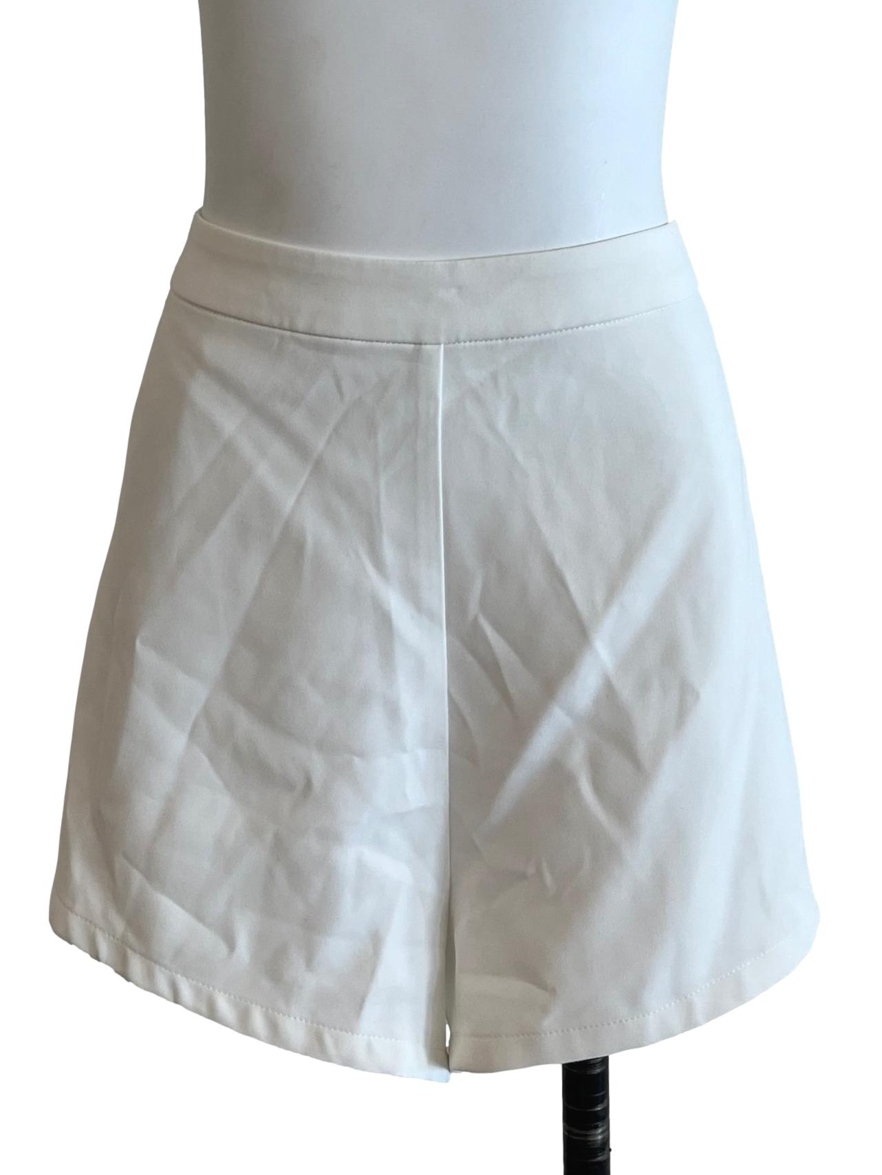 Cream White Skorts
