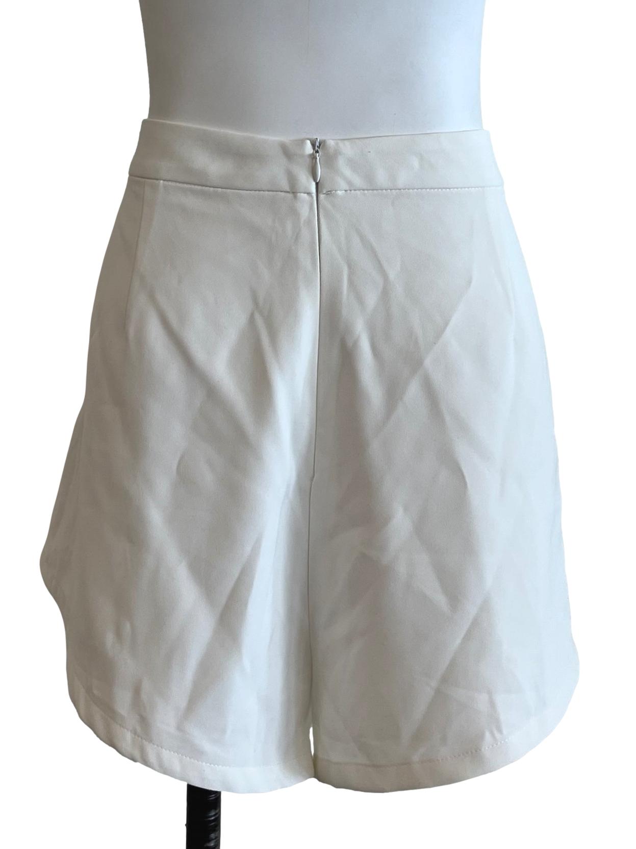 Cream White Skorts