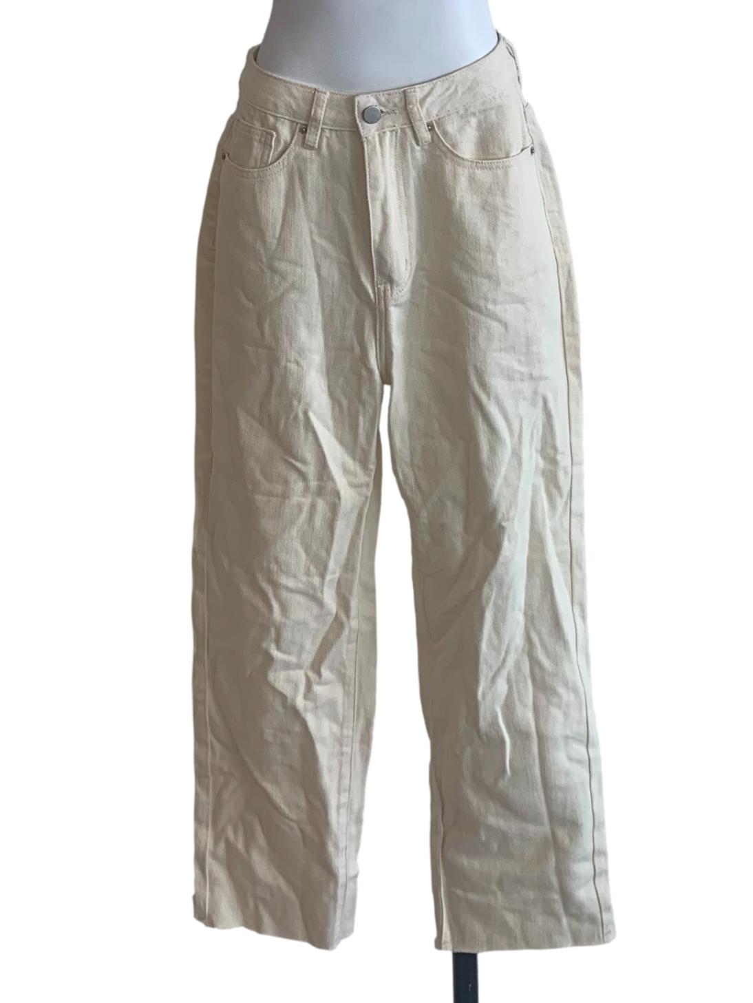 Ivory White Mom Jeans