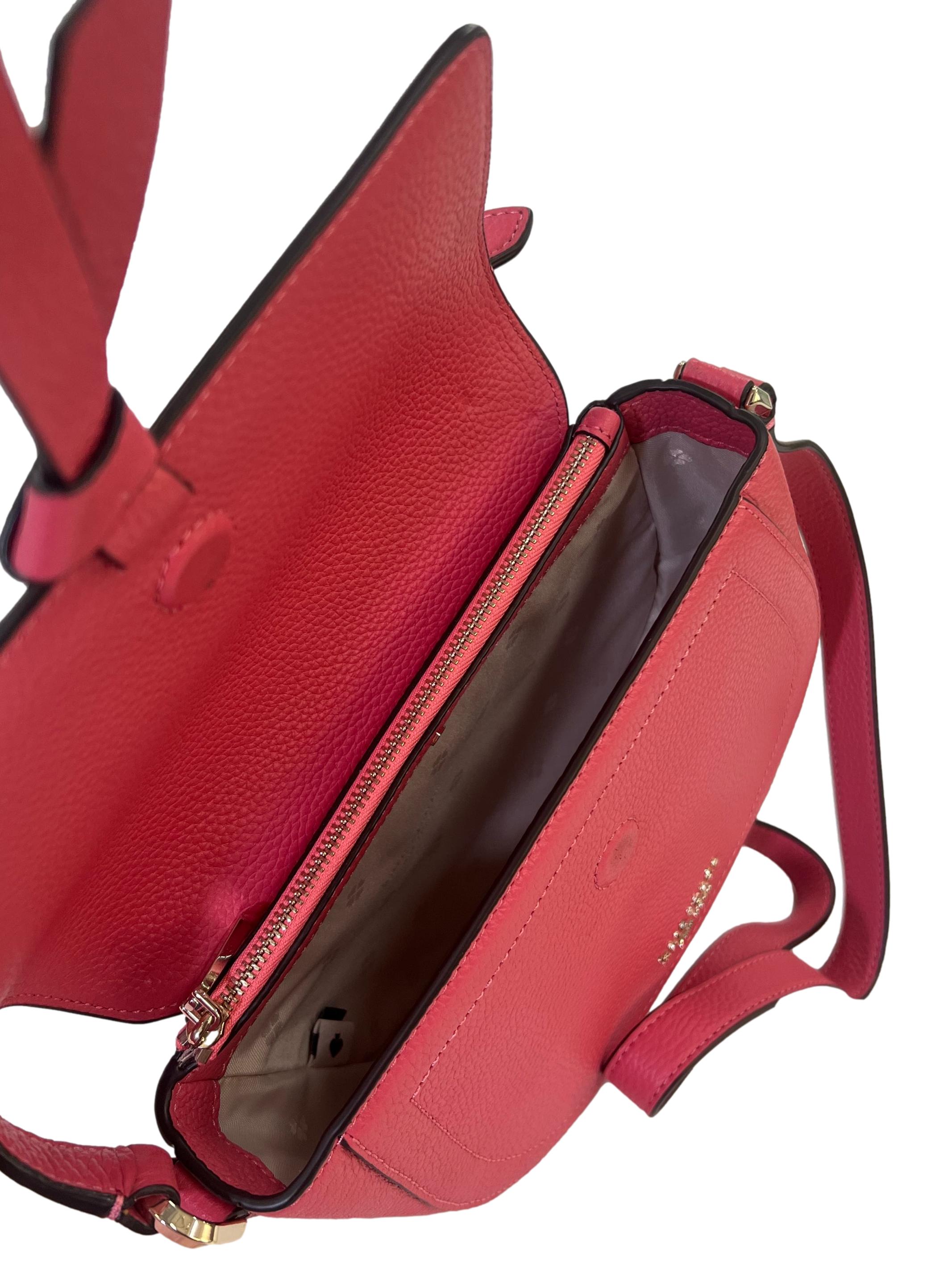 Pink Medium Knott Saddle Bag