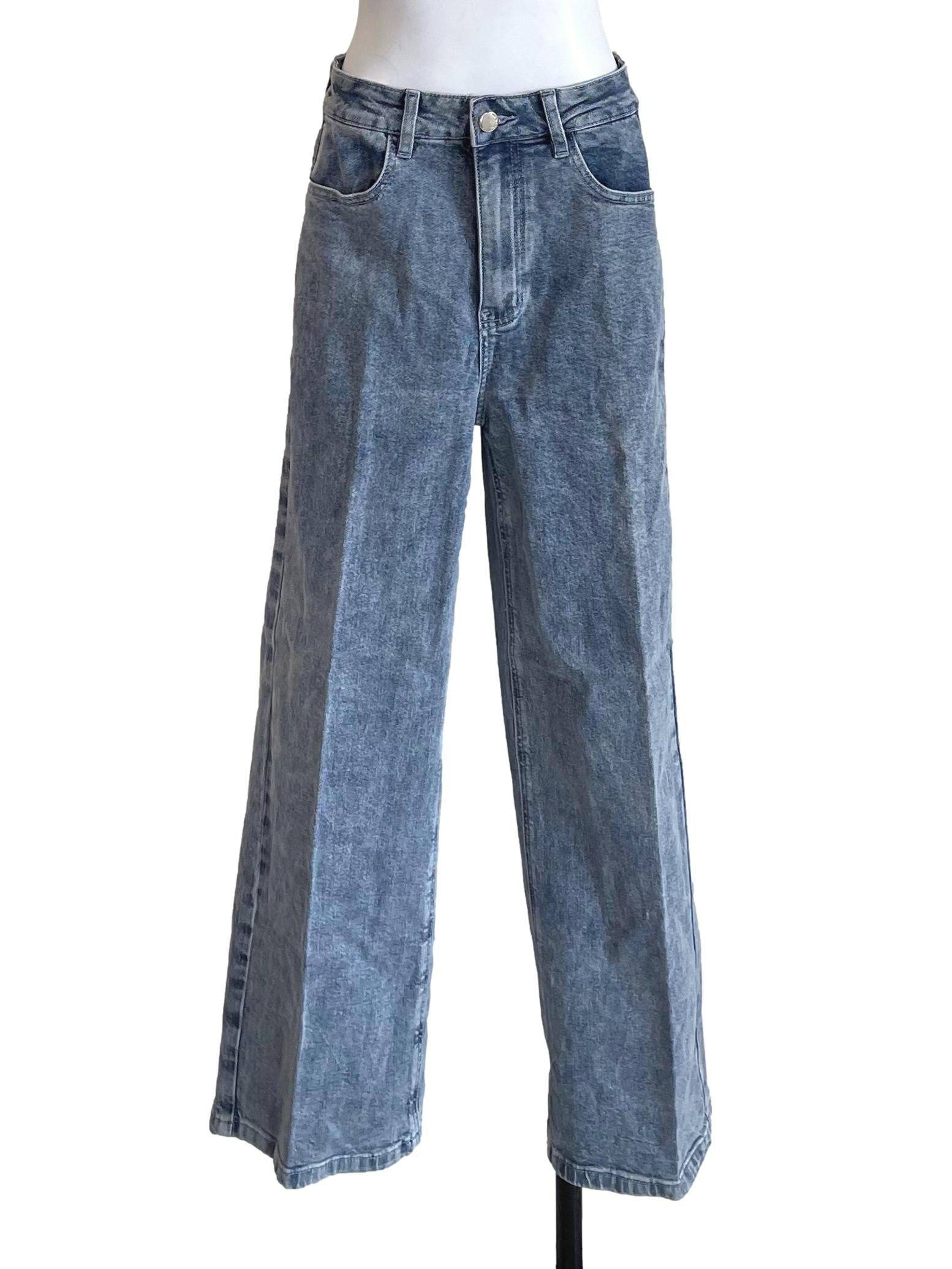 Stone Washed Baggy Jeans
