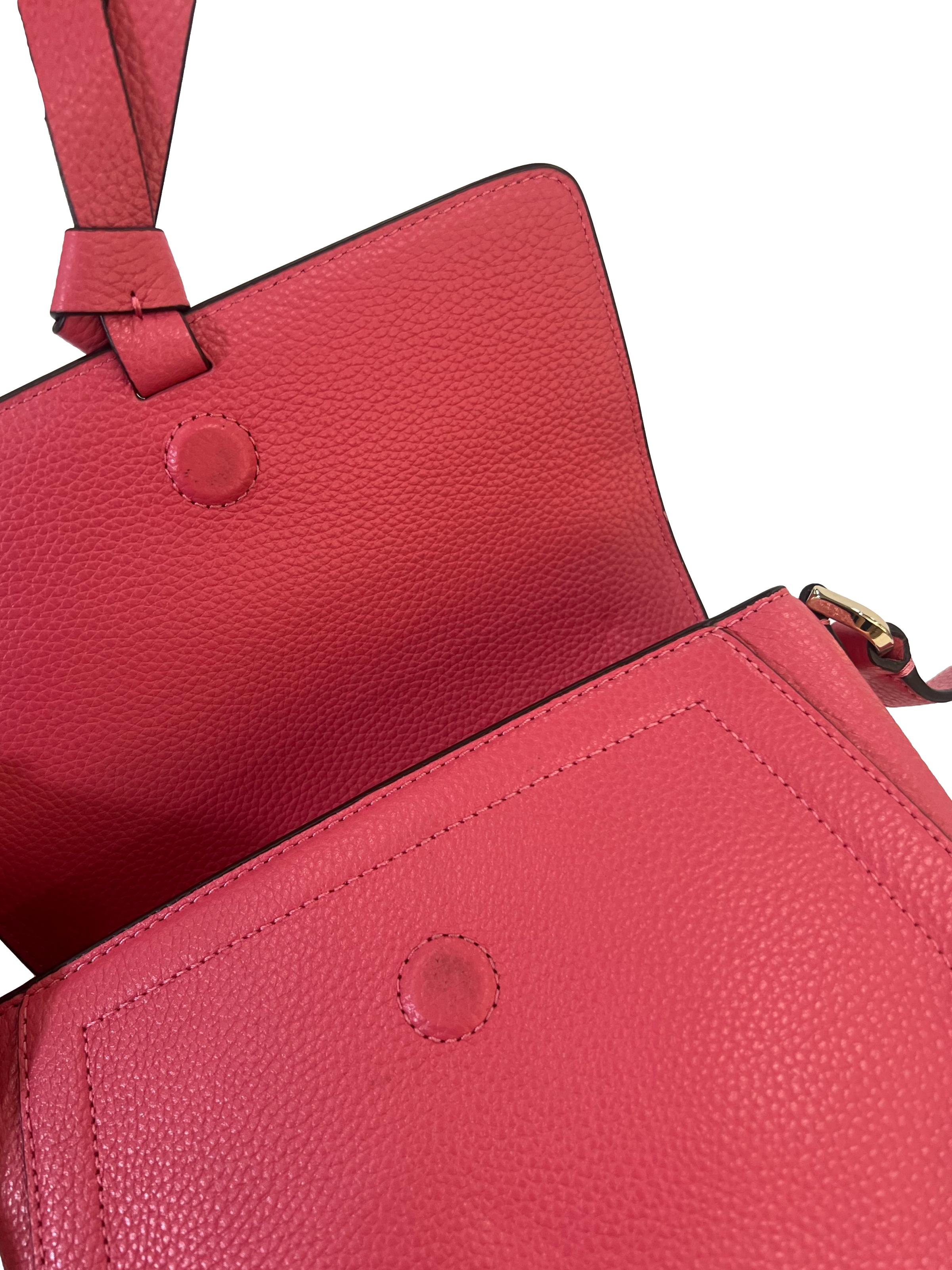 Pink Medium Knott Saddle Bag