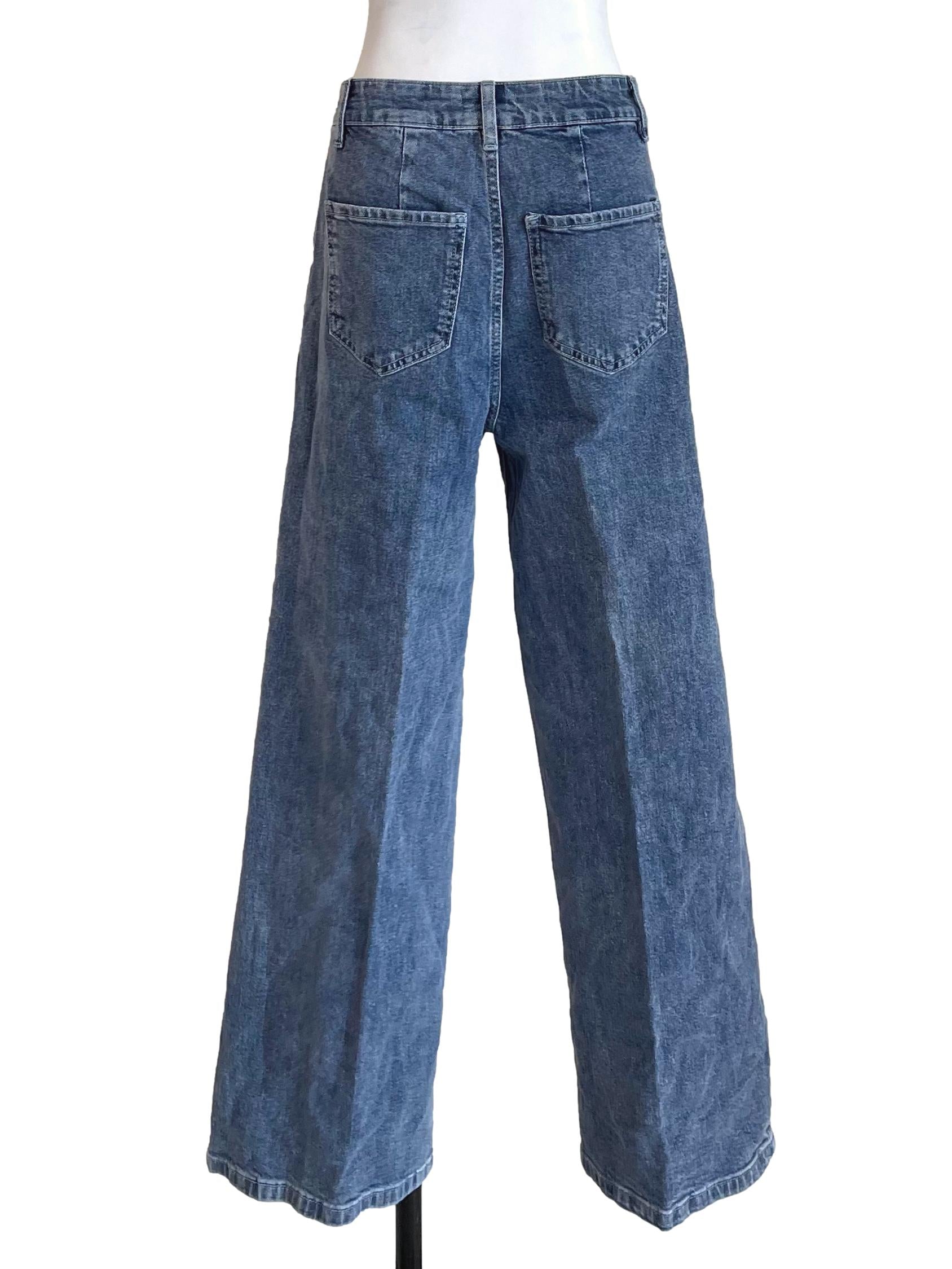 Denim Washed Baggy Jeans