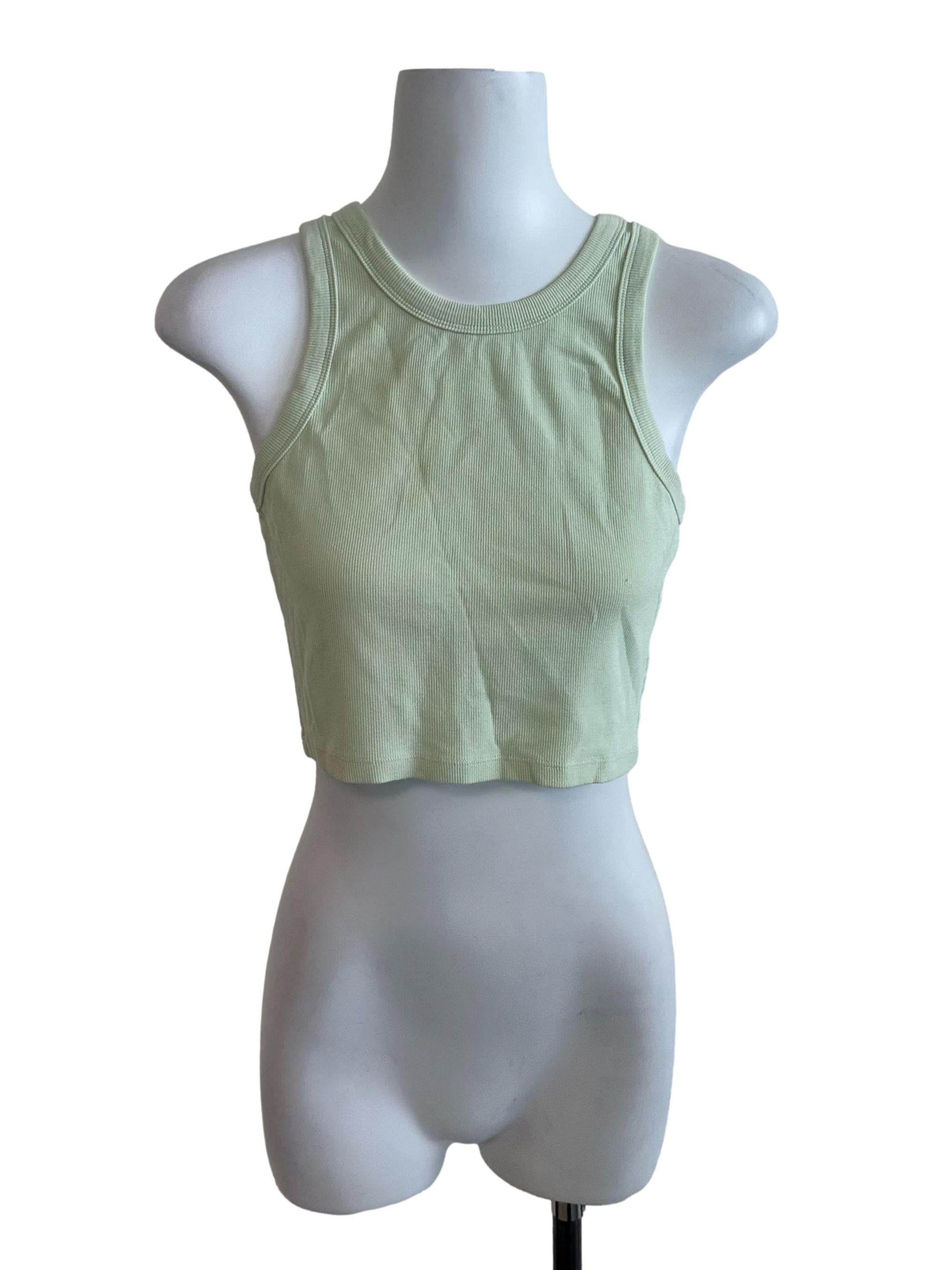 Pastel Green Tank Top