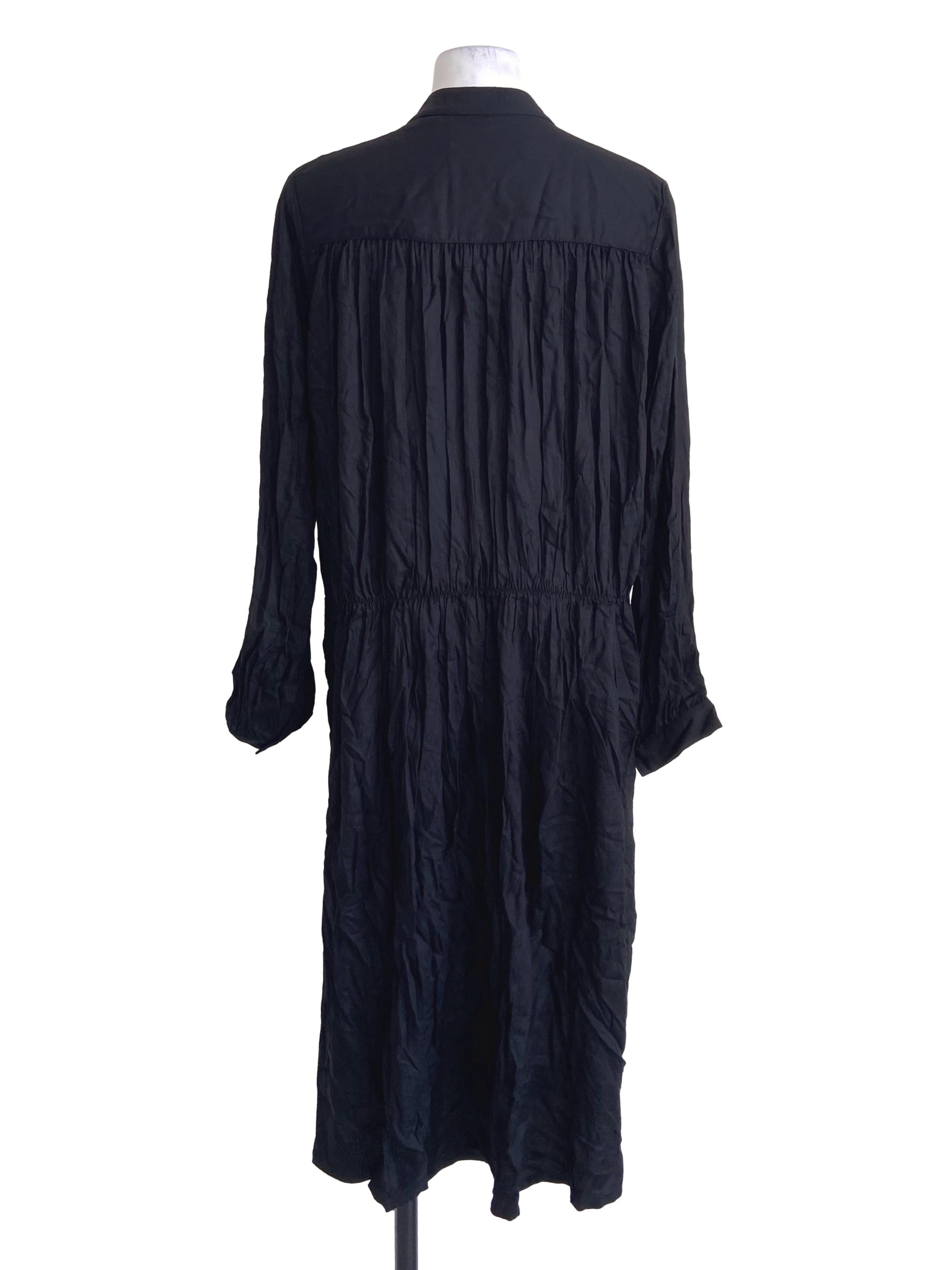 Black Button Down Shirt Dress