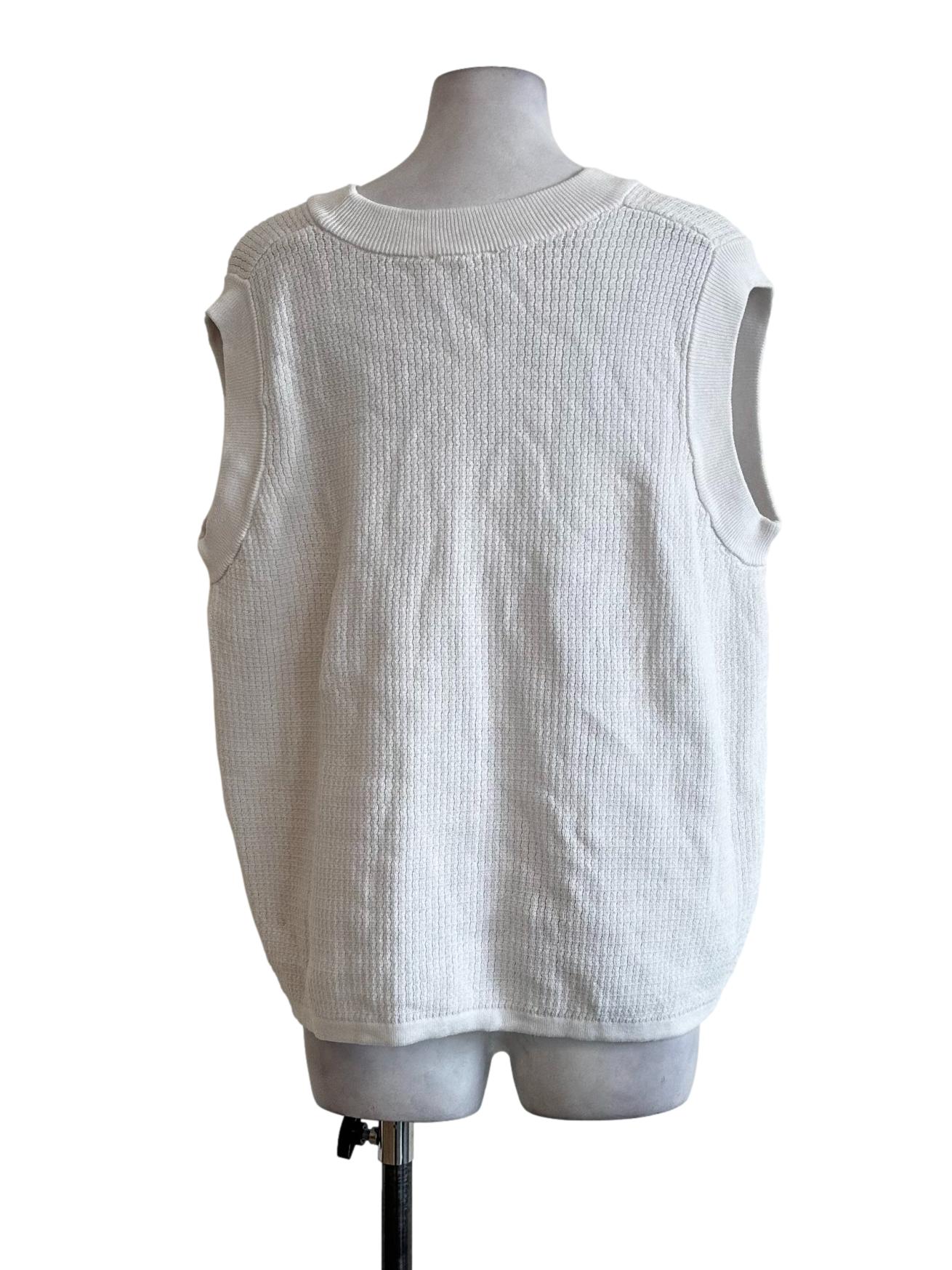 White Knitted Top