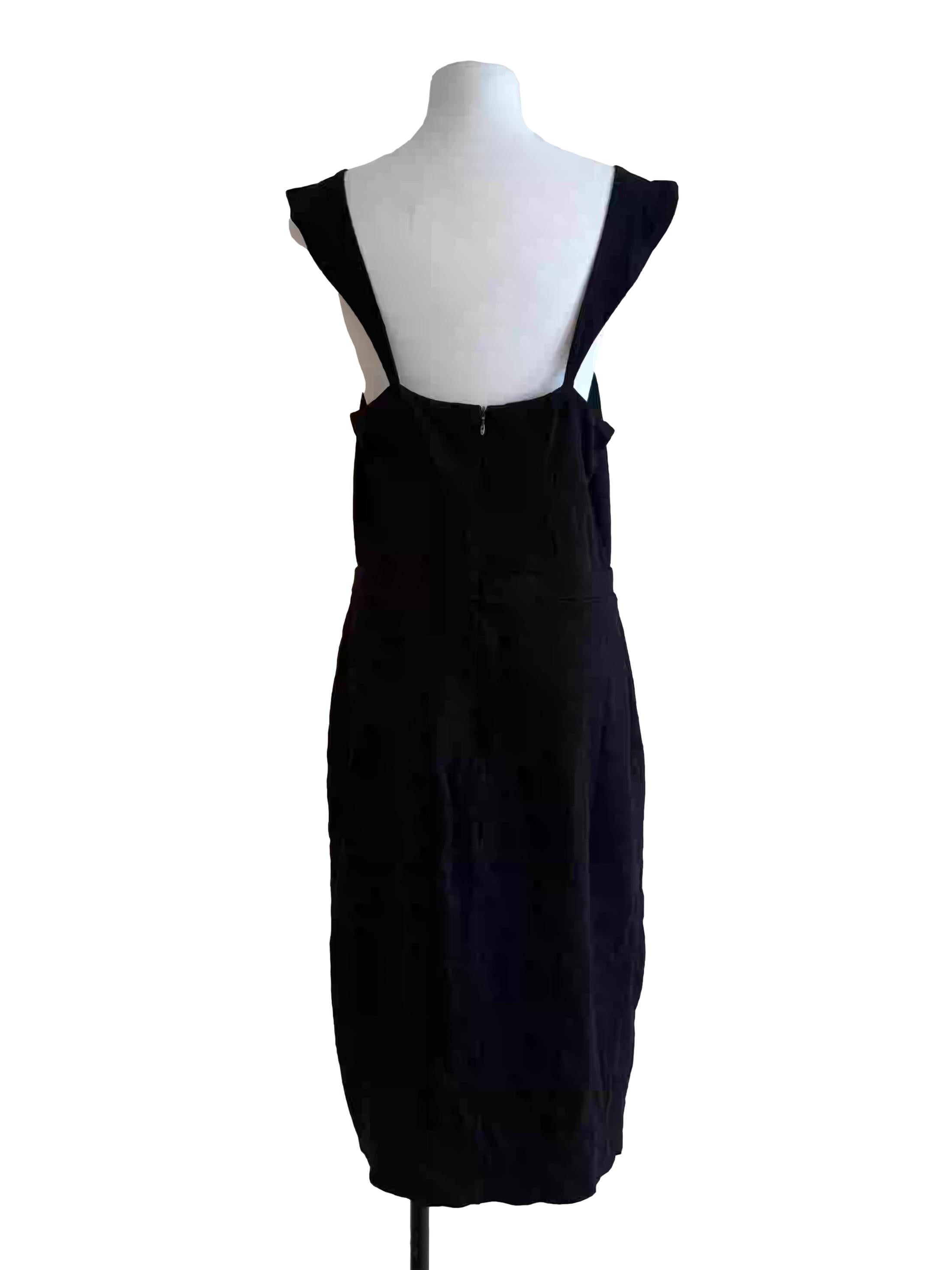 Onyx Black Sweetheart Pencil Dress