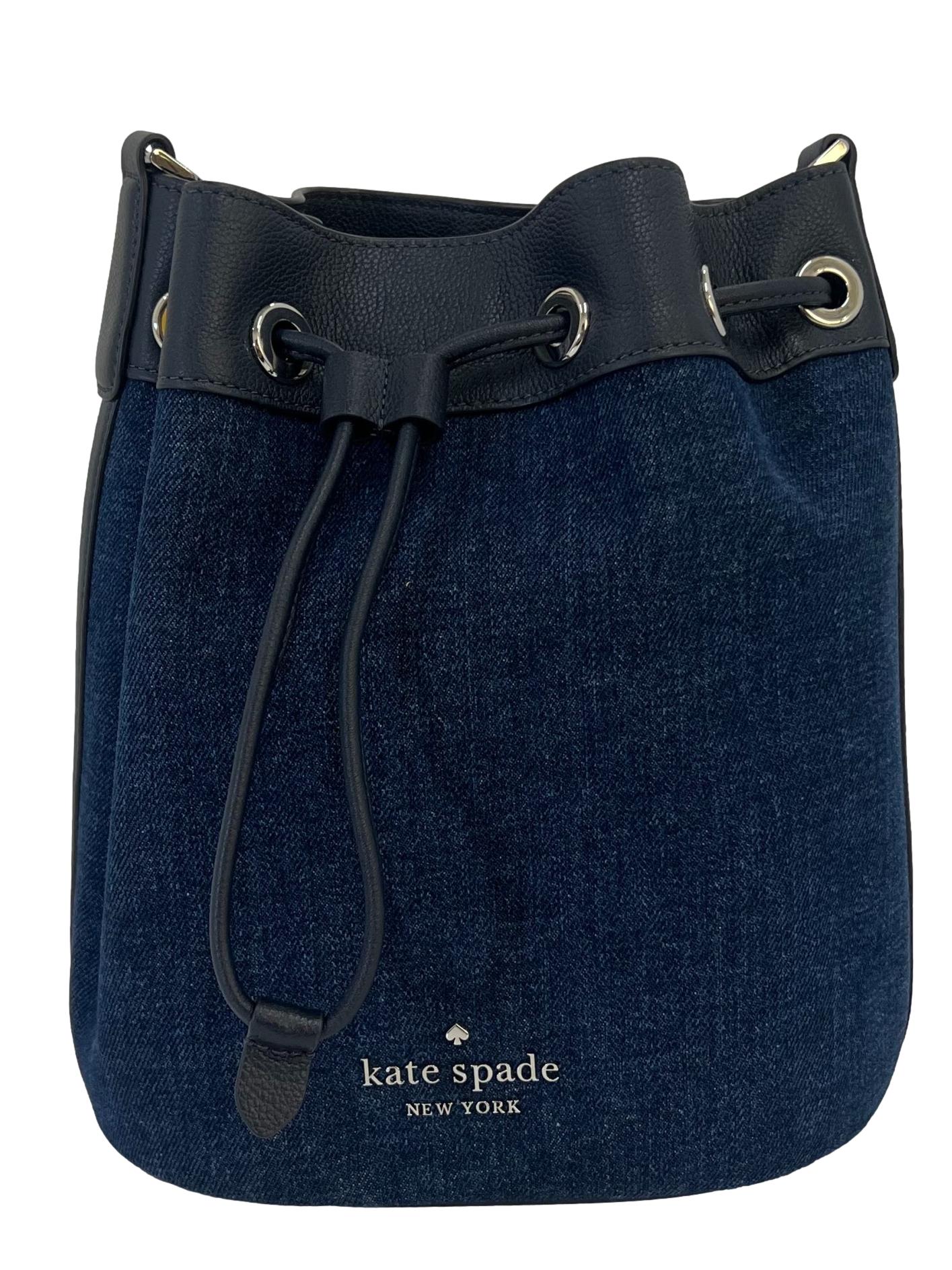 Rosie Colourblock Denim Bucket Bag