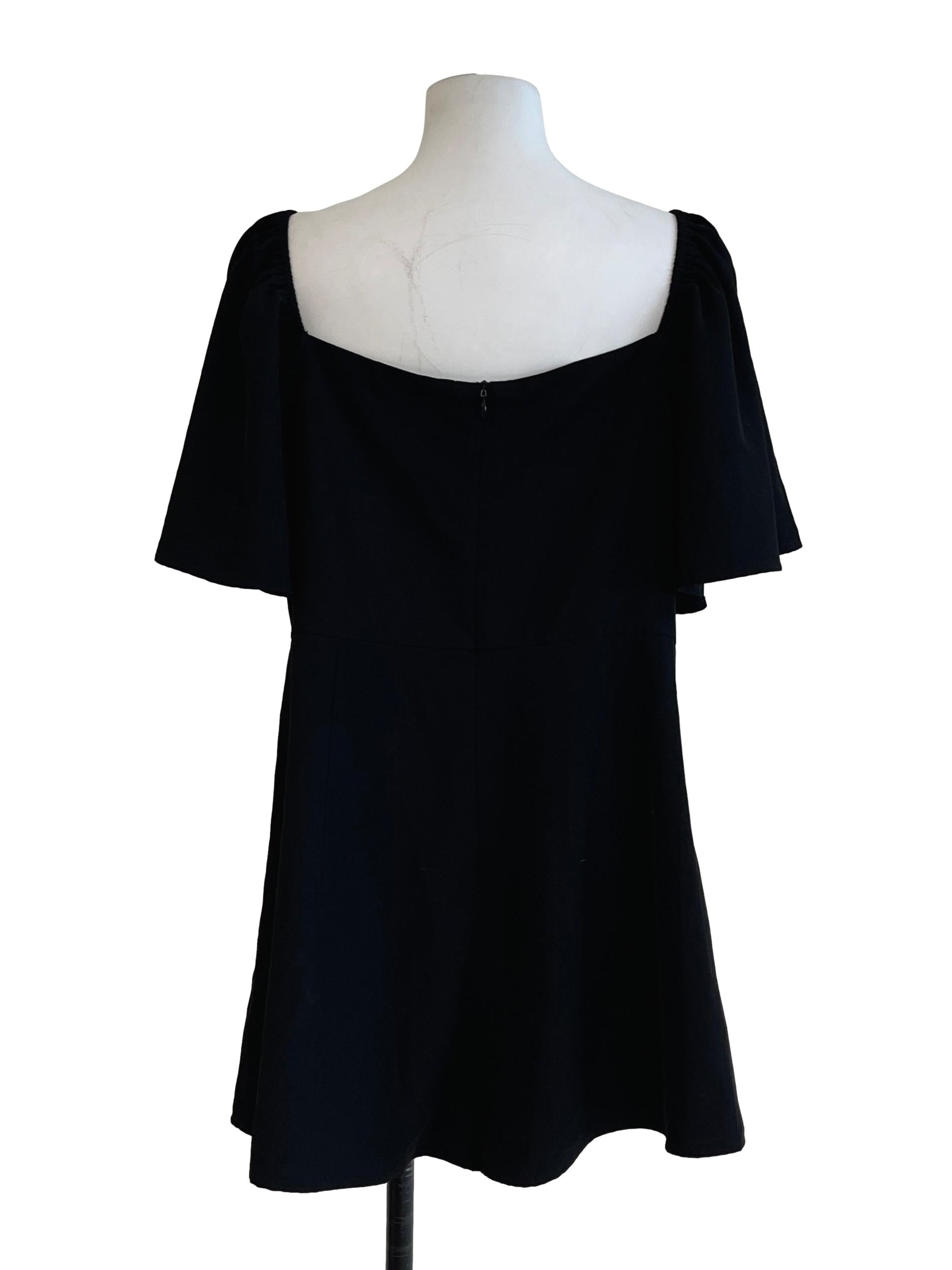Pitch Black Mini Jumpsuit