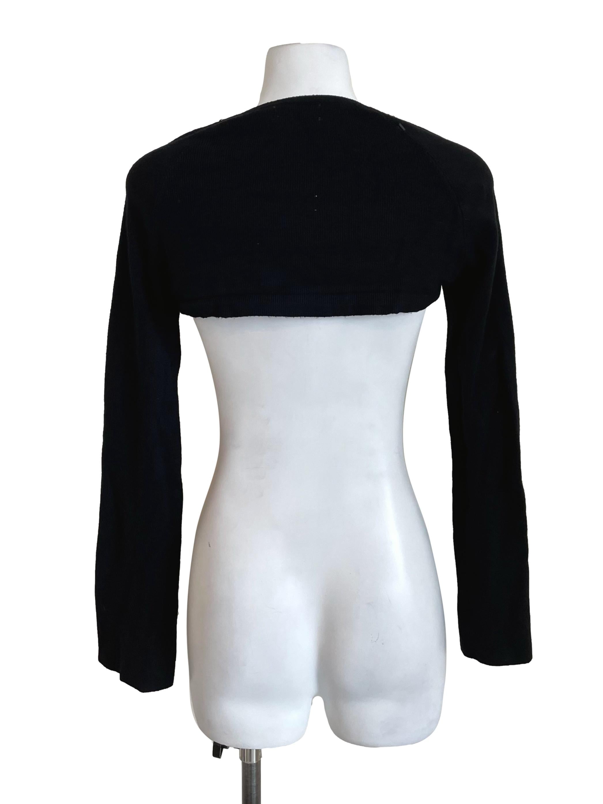 Black Shrug Cardigan