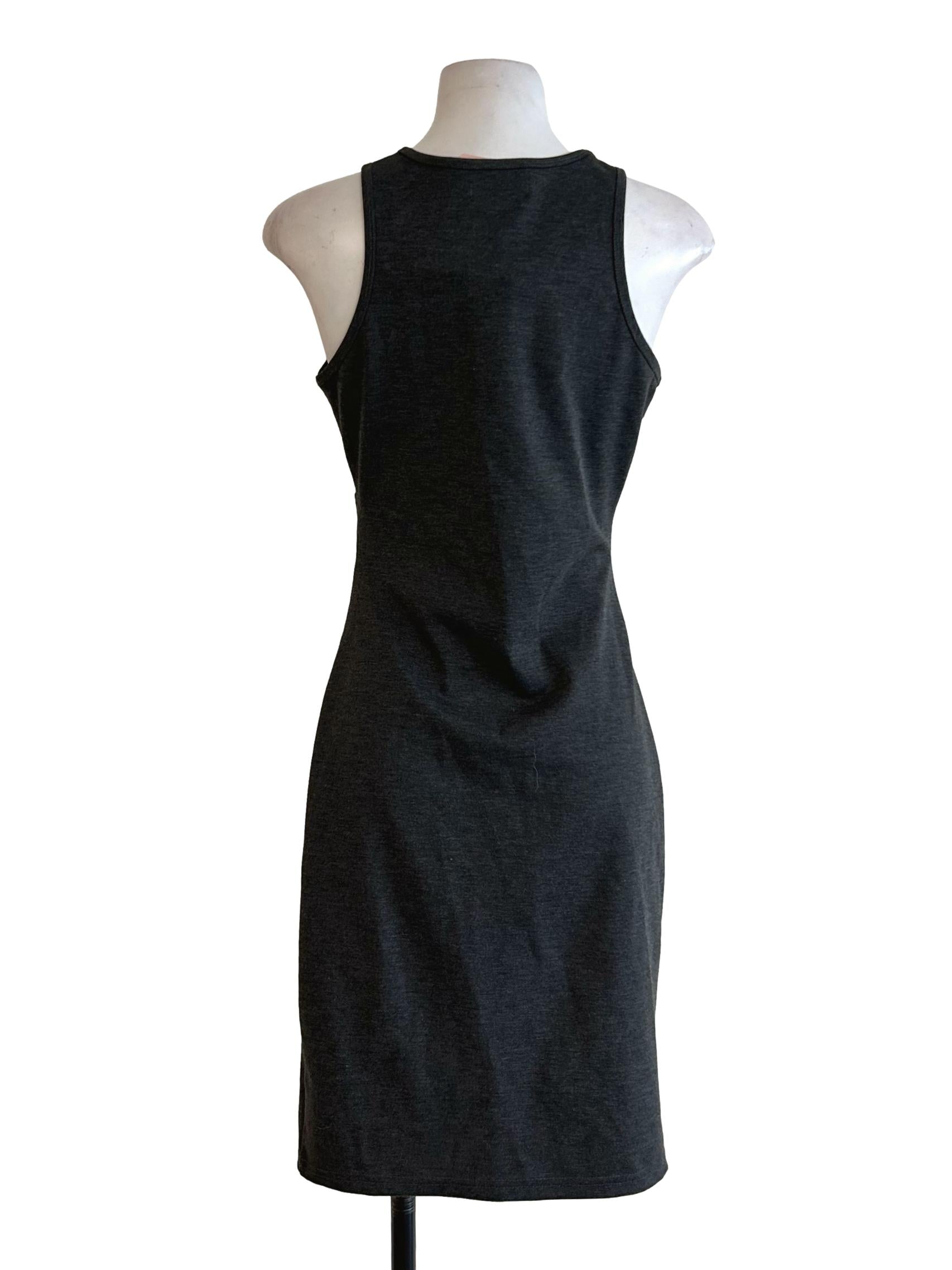 Shadow Grey Sleeveless Dress