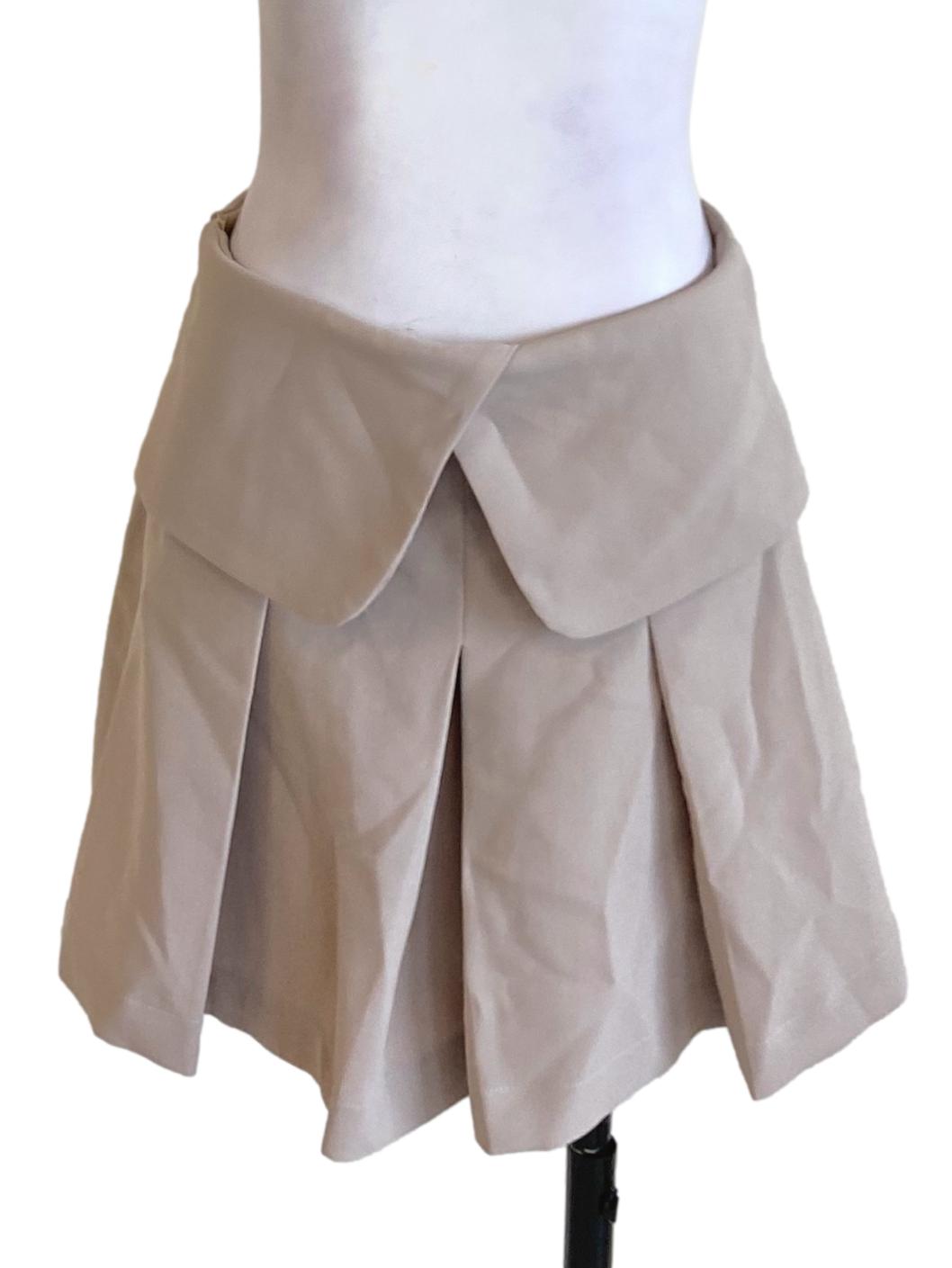 Latte Brown Puritan-Like Skort
