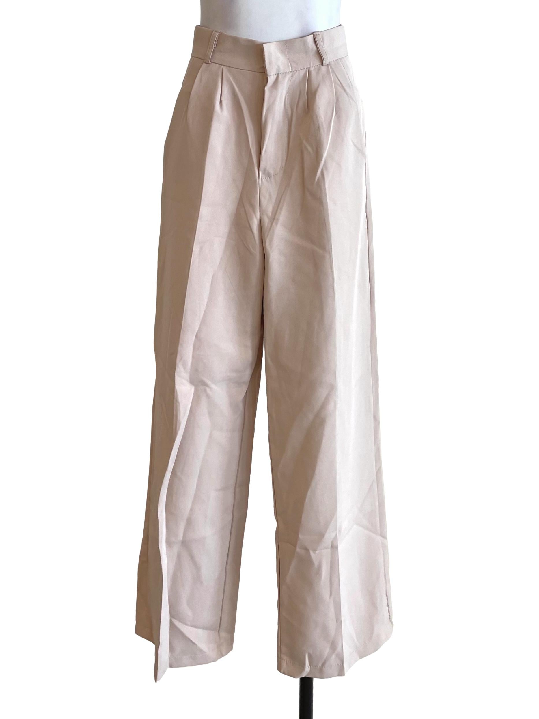 Nude Beige Formal Pants