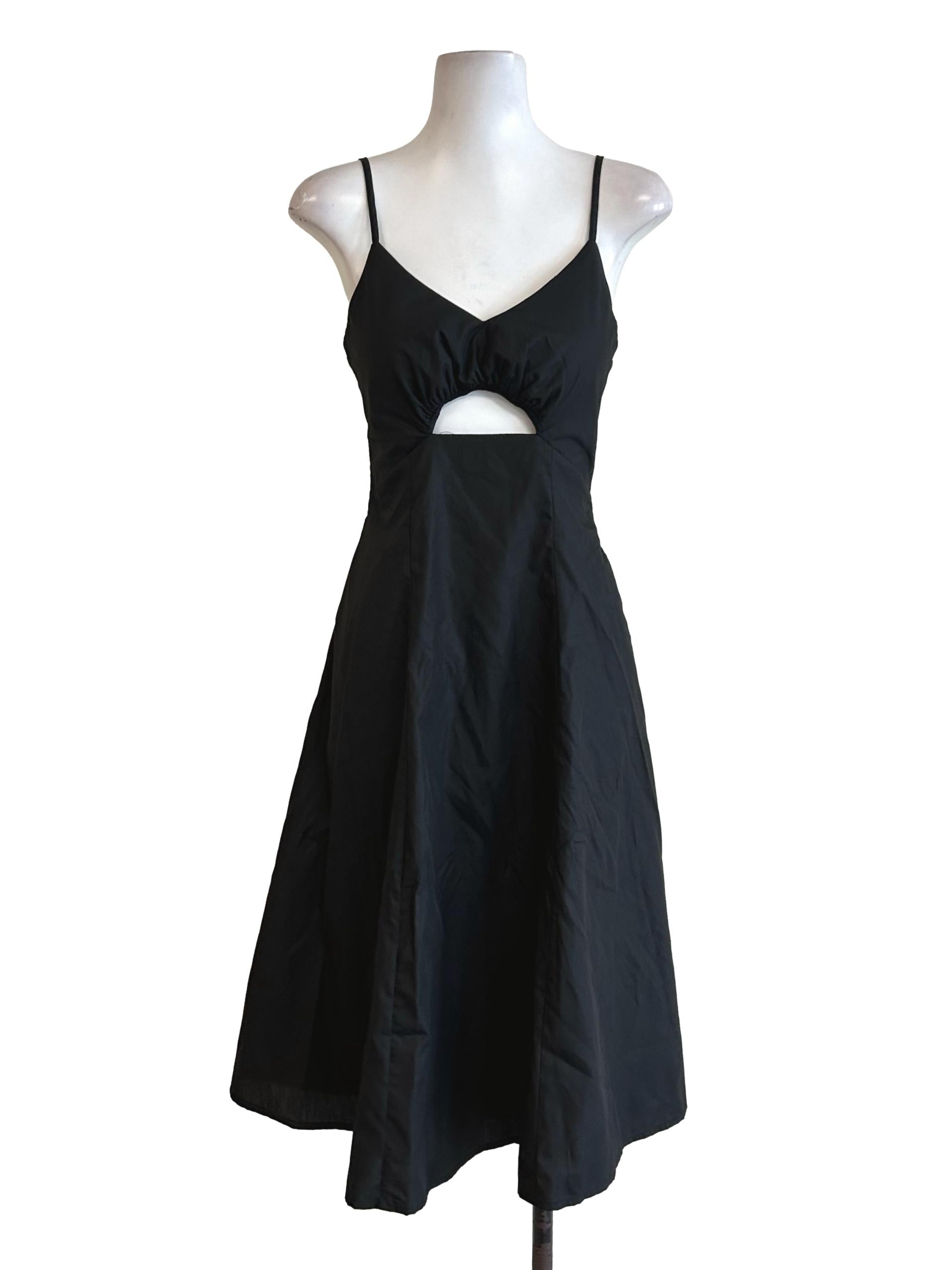 Black Cami Midi Dress TTR