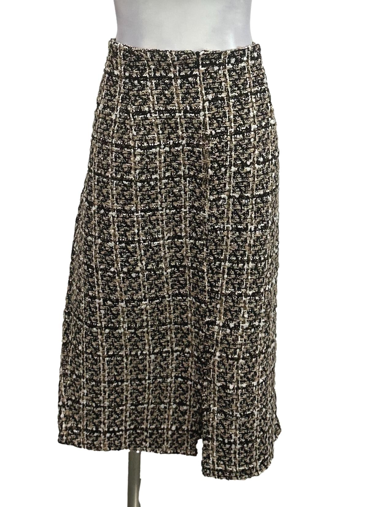 Black Tweed Skirt