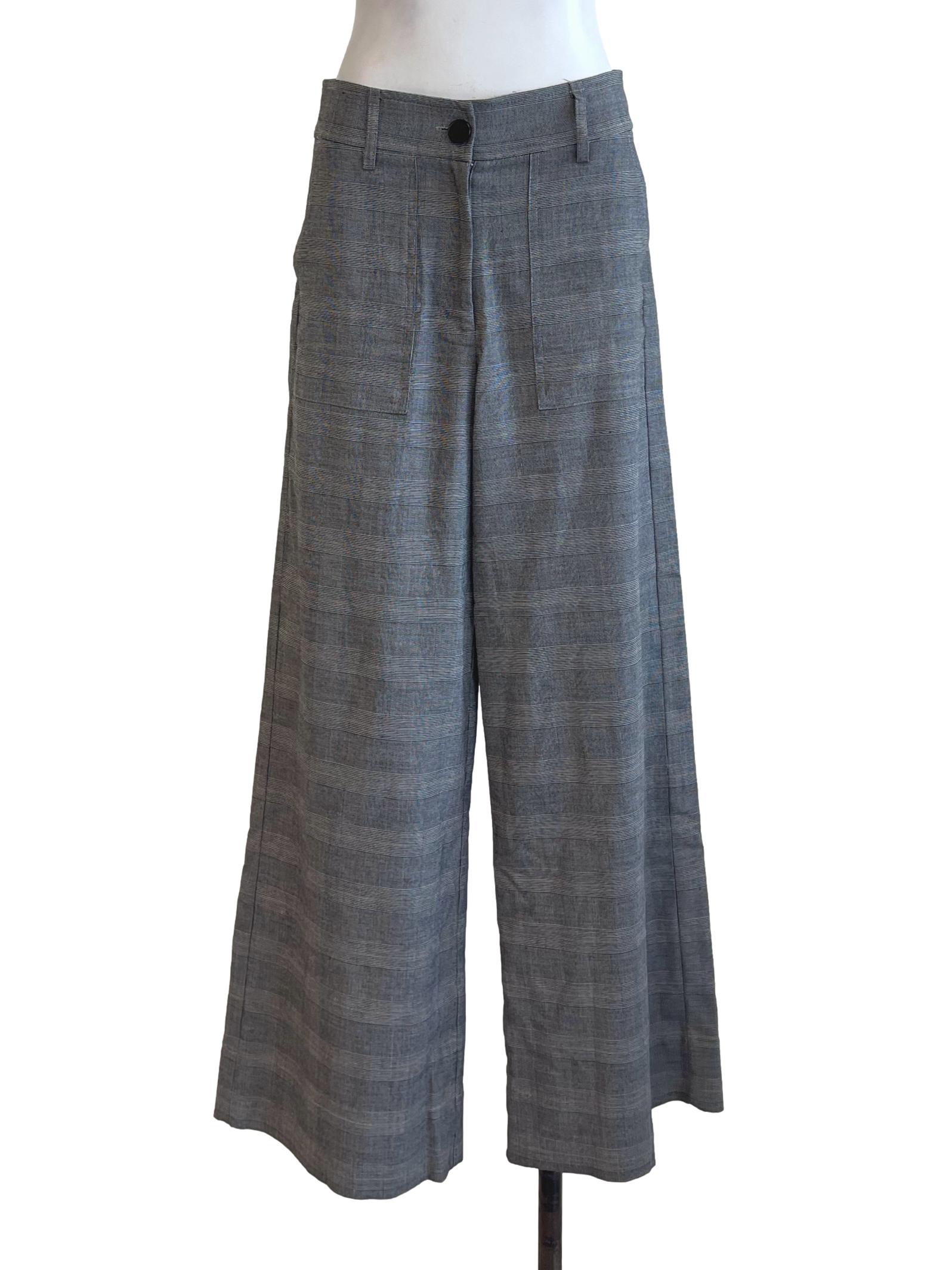 Yellowish Blue Baggy Jeans
