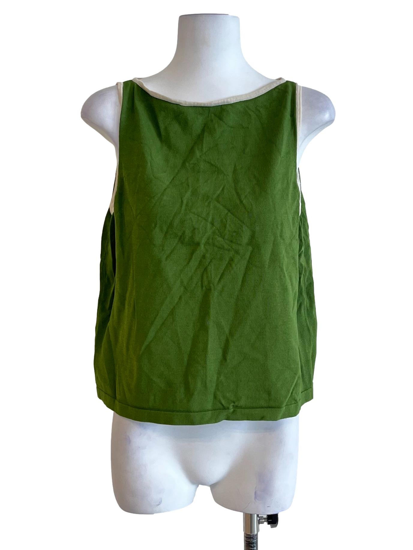 Shamrock Green Sleeveless Top