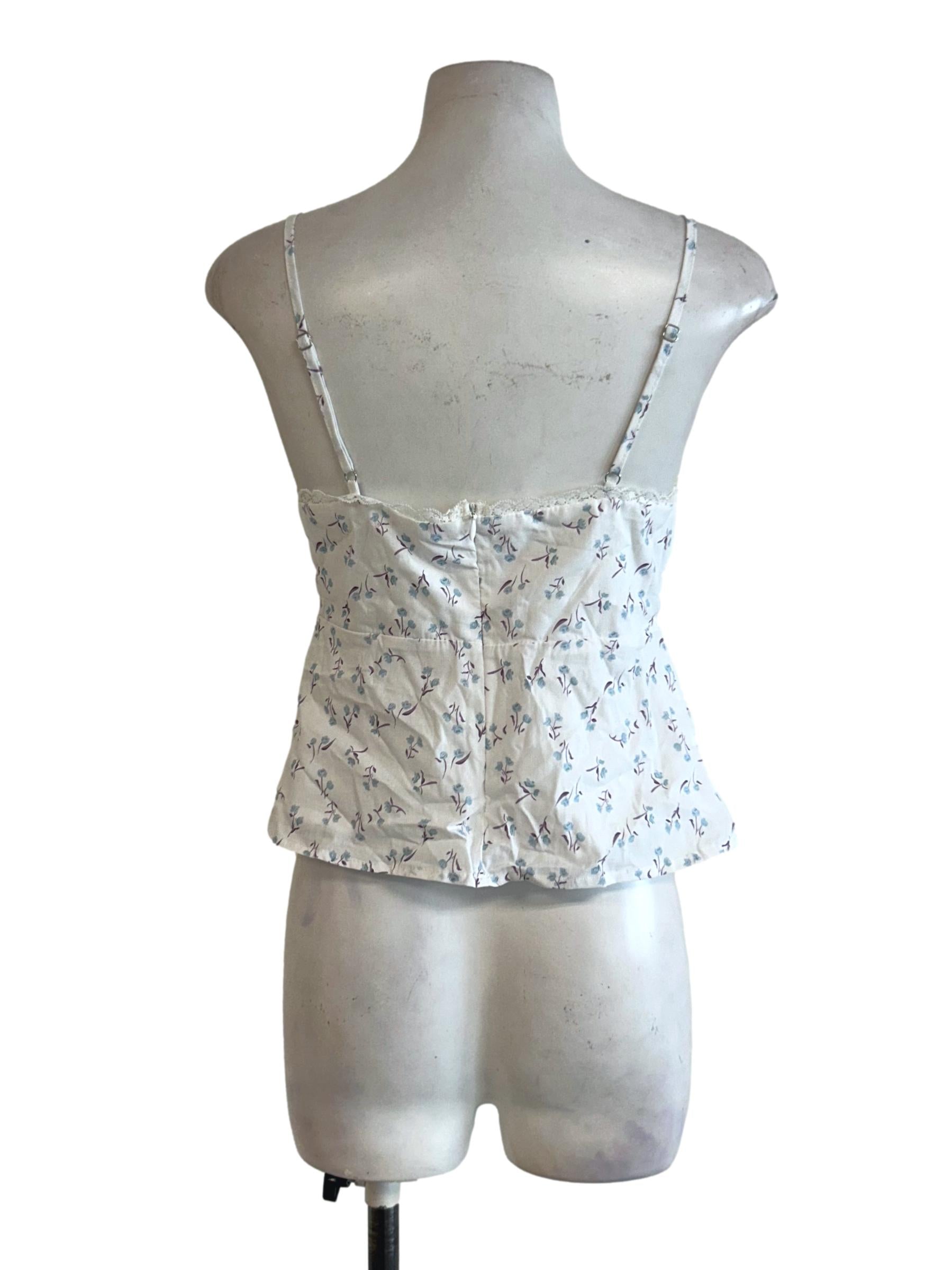 Daisy White Floral Cami Top TTR