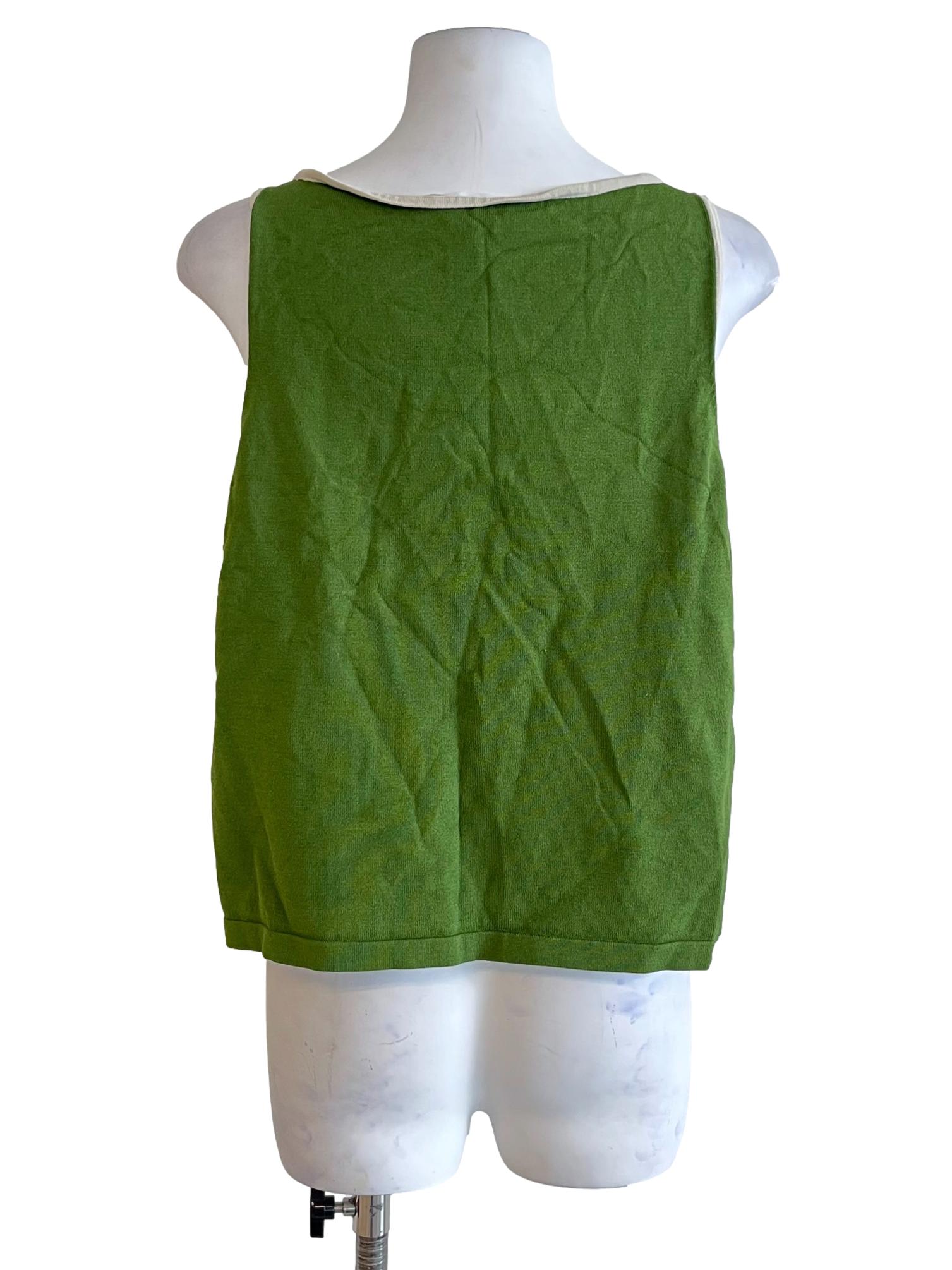 Shamrock Green Sleeveless Top