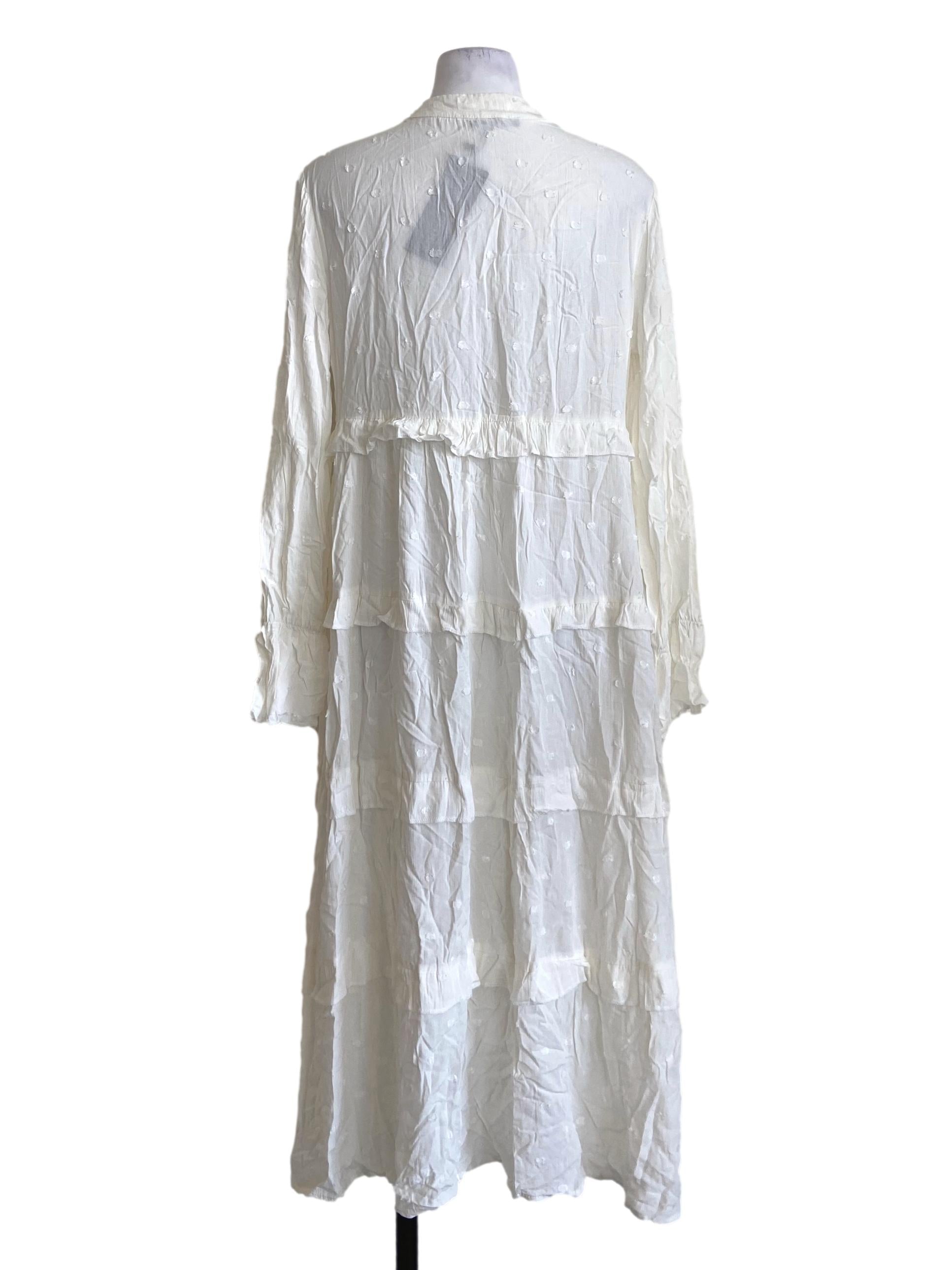 White & Dot Layered Dress