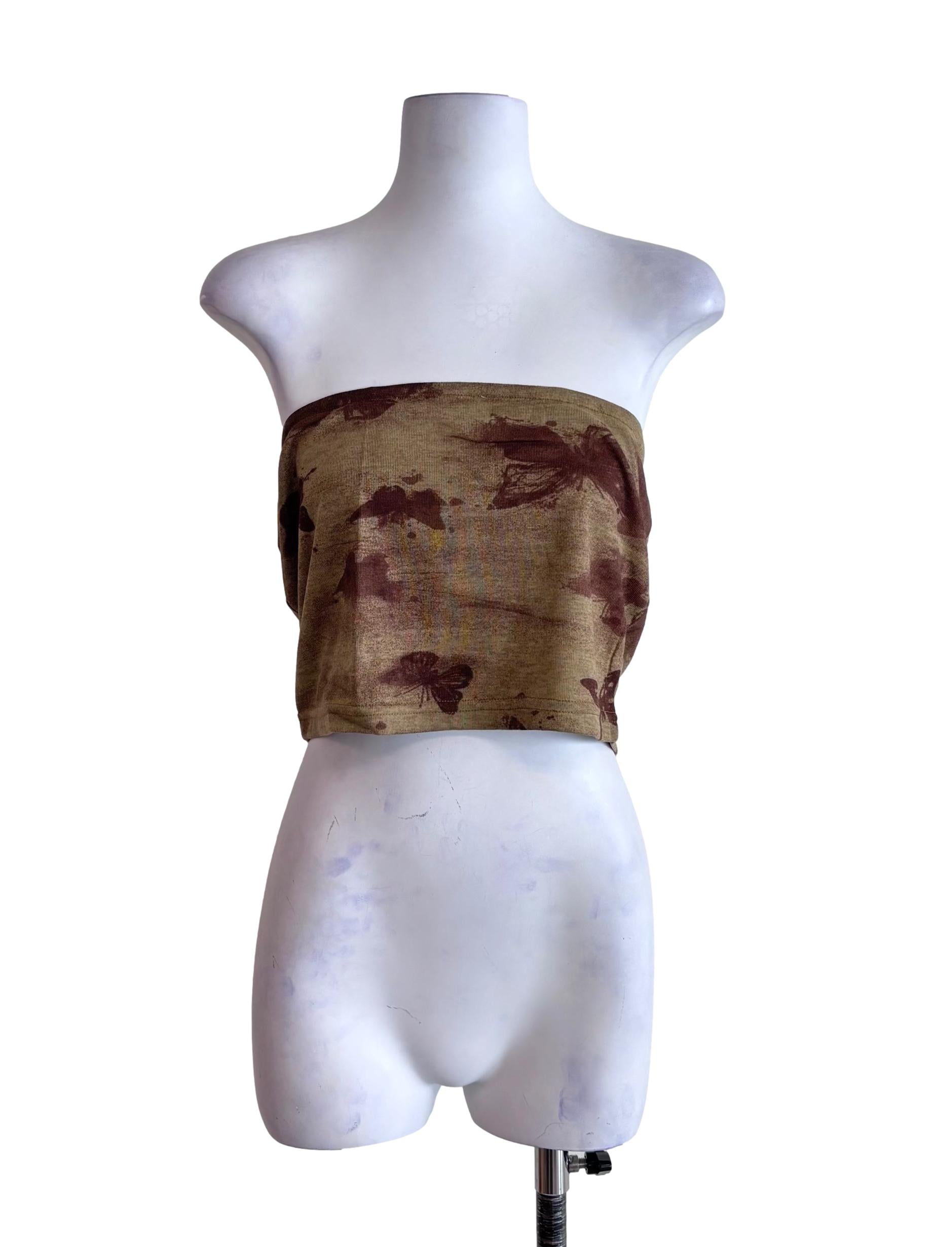 Moss Green Lila Tube Top
