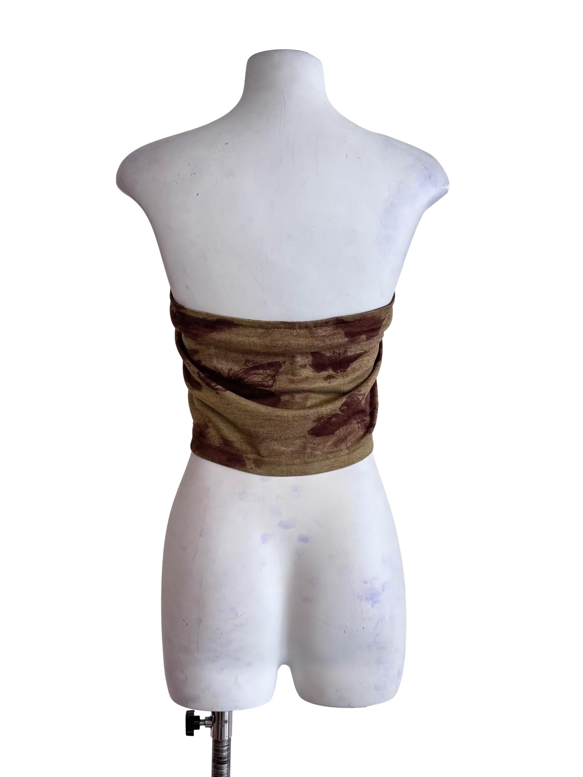 Moss Green Lila Tube Top