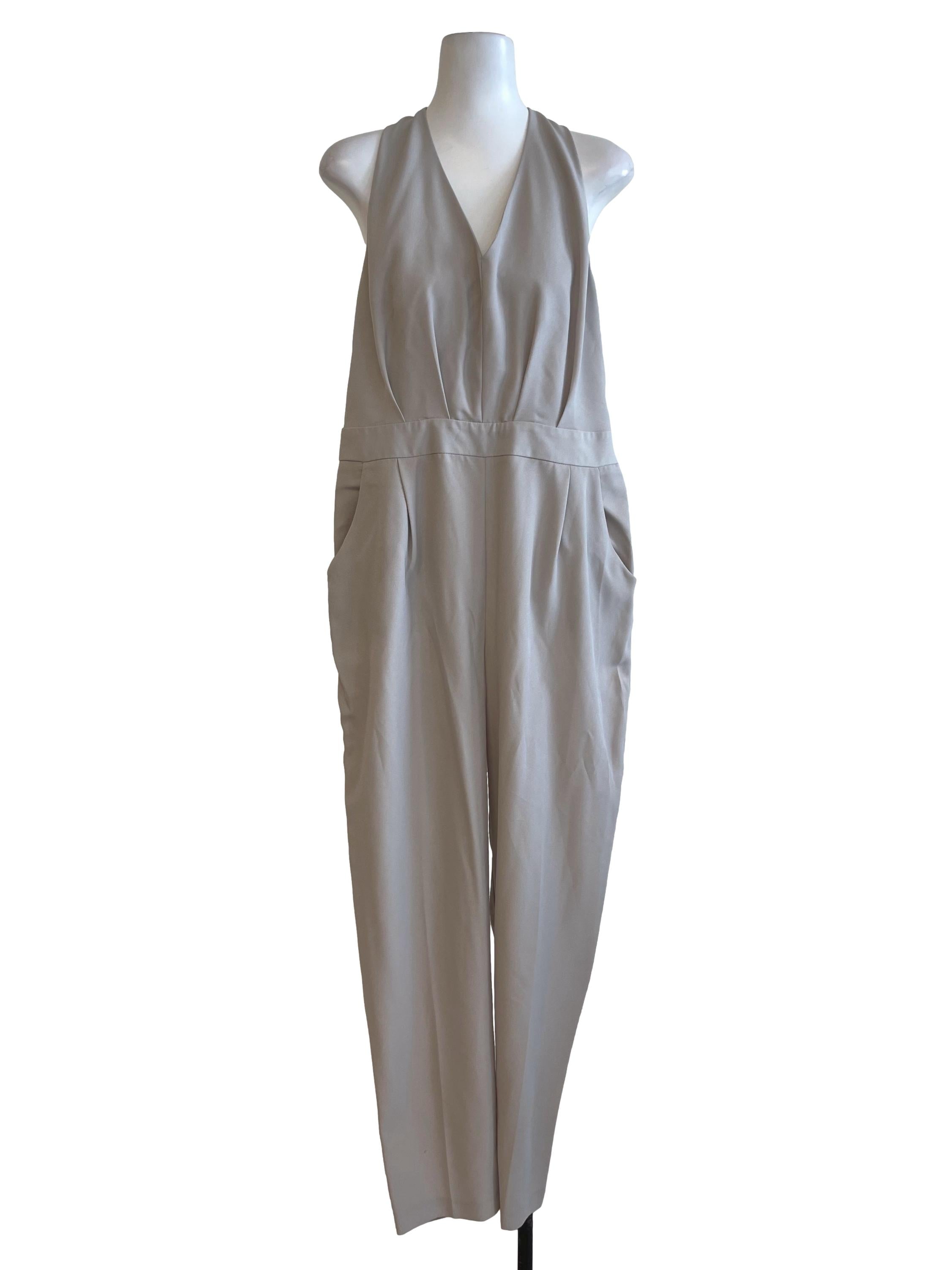 Light Grey Baggy Jumpsuit