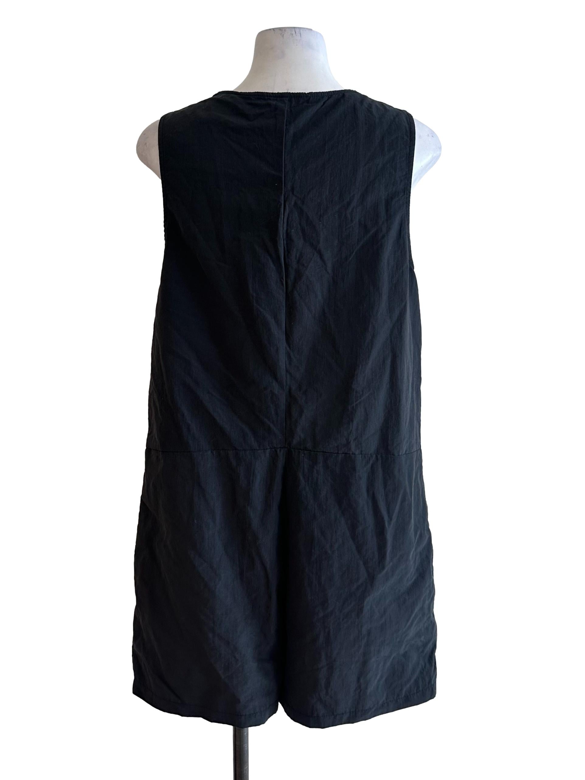 Dark Grey V Neck Zipped Rompers