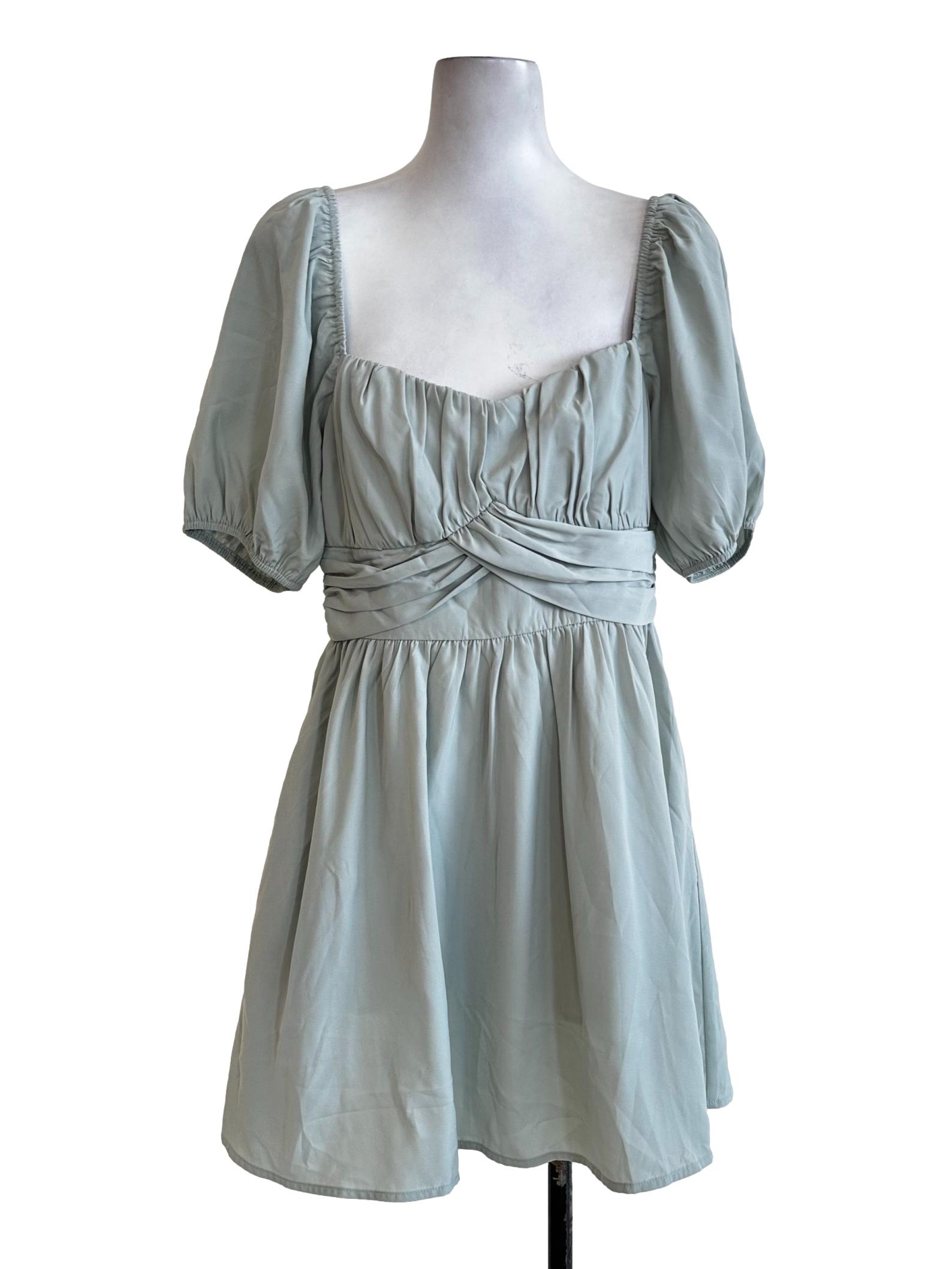 Mint Green Plain Romper
