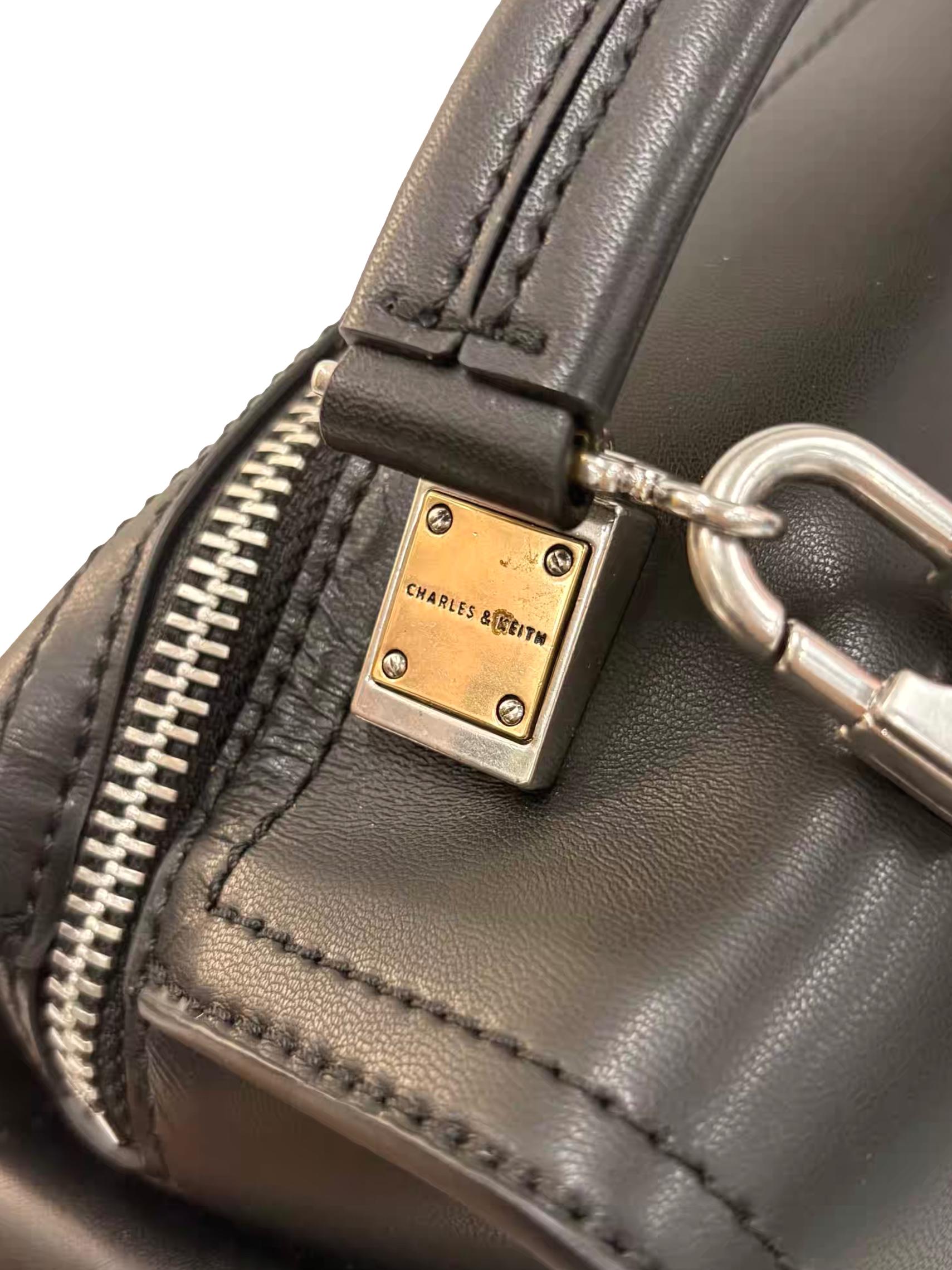 Black Leather Austen Crossbody Bag CSN