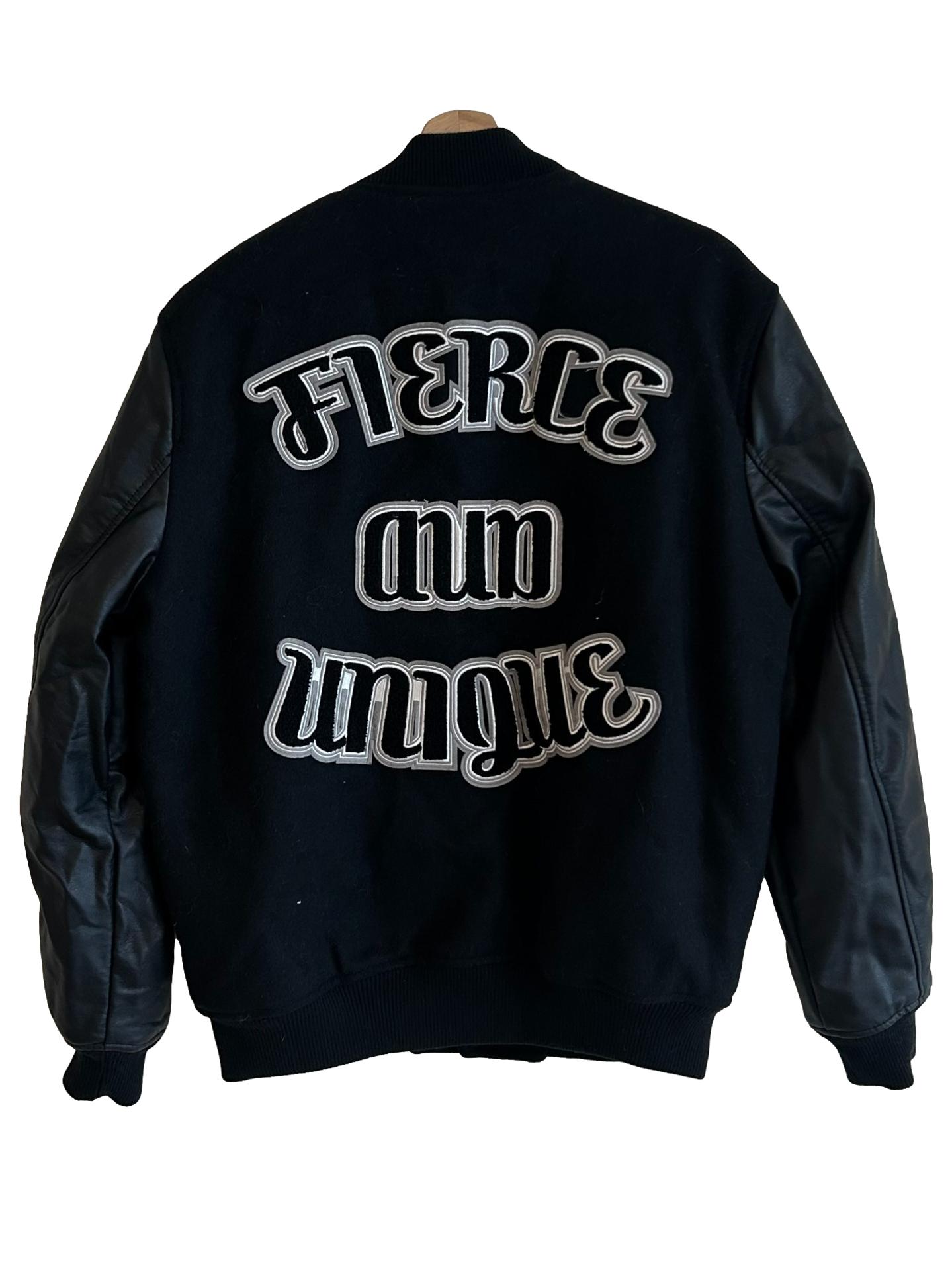Matte Black Varsity Jacket
