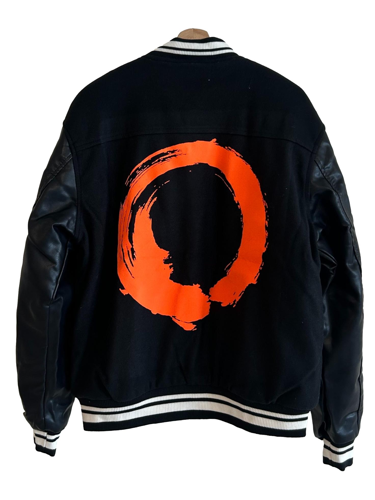 Wool Black Varsity Jacket