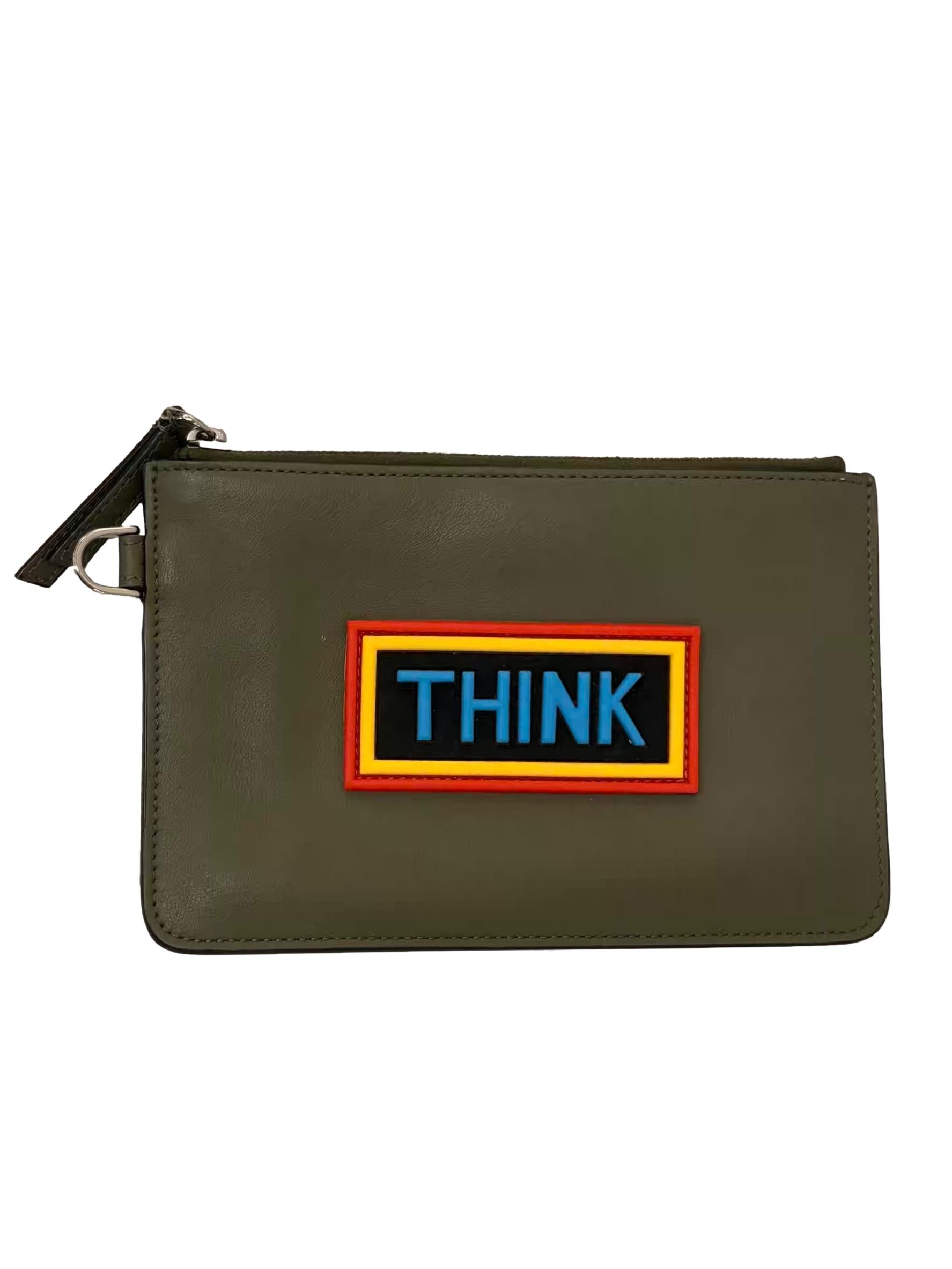 Green Leather Think Pouch CSN