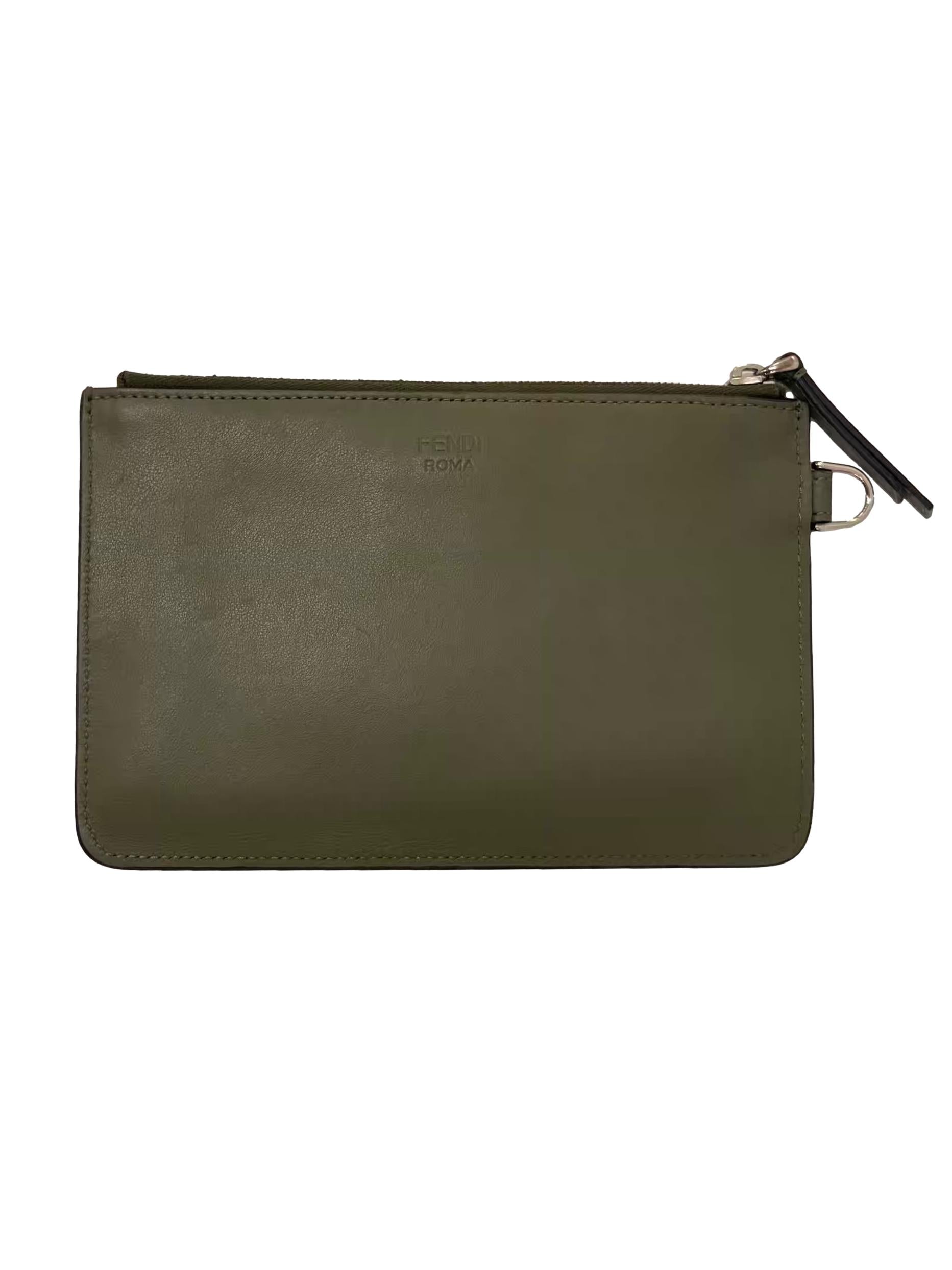 Green Leather Think Pouch CSN