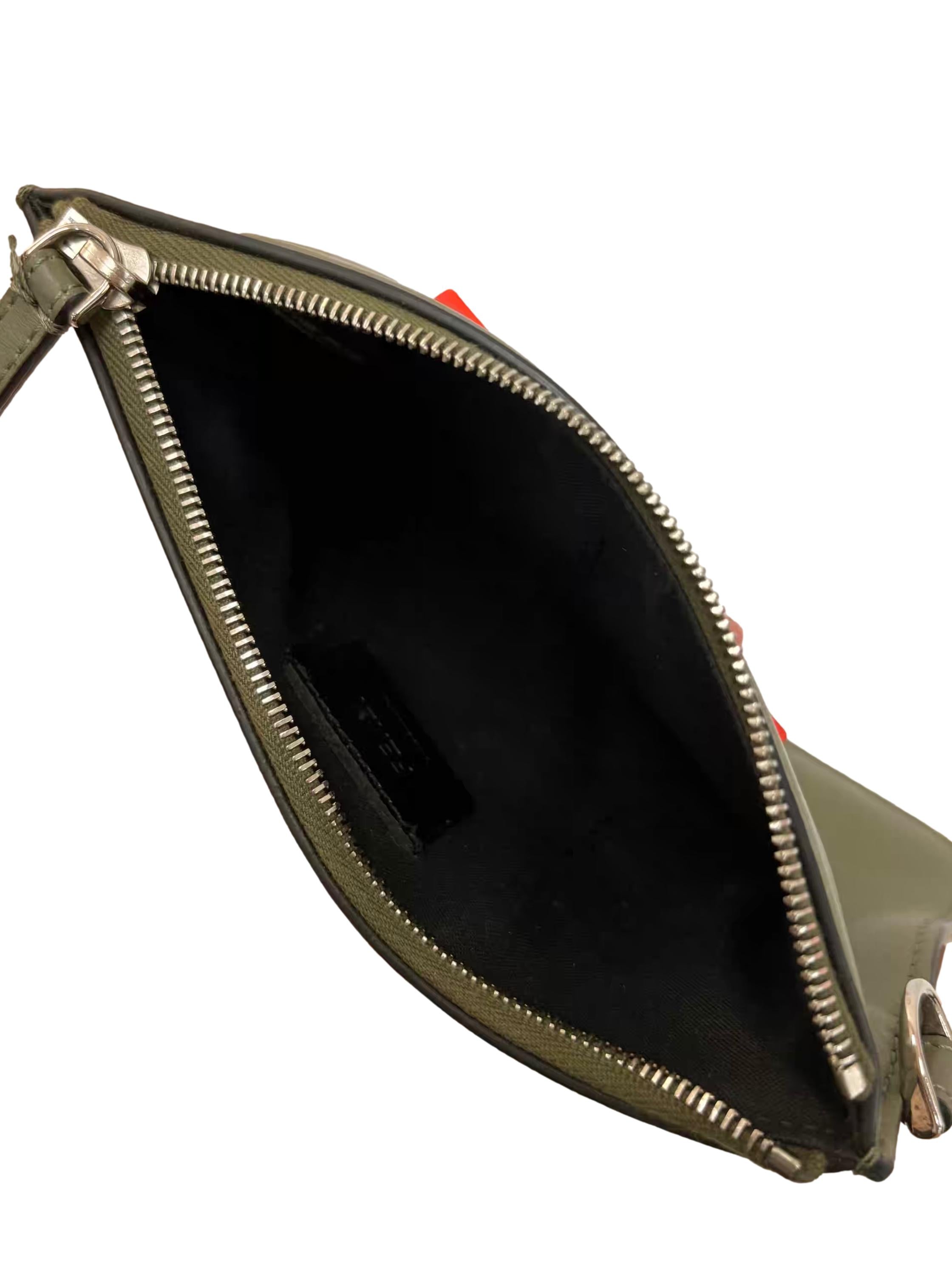 Green Leather Think Pouch CSN