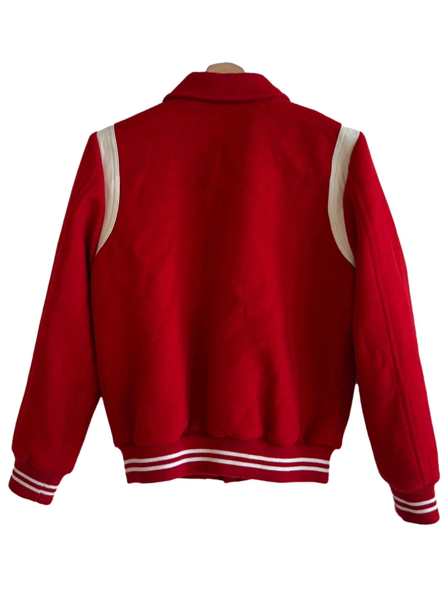 Wrangler Chilli Red Varsity Jacket