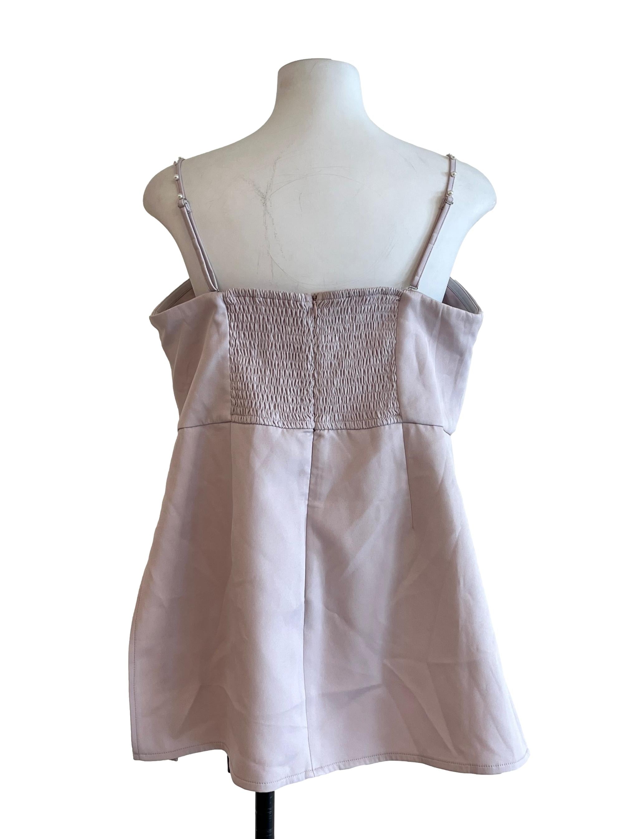 Periwinkle Square Mini Dress