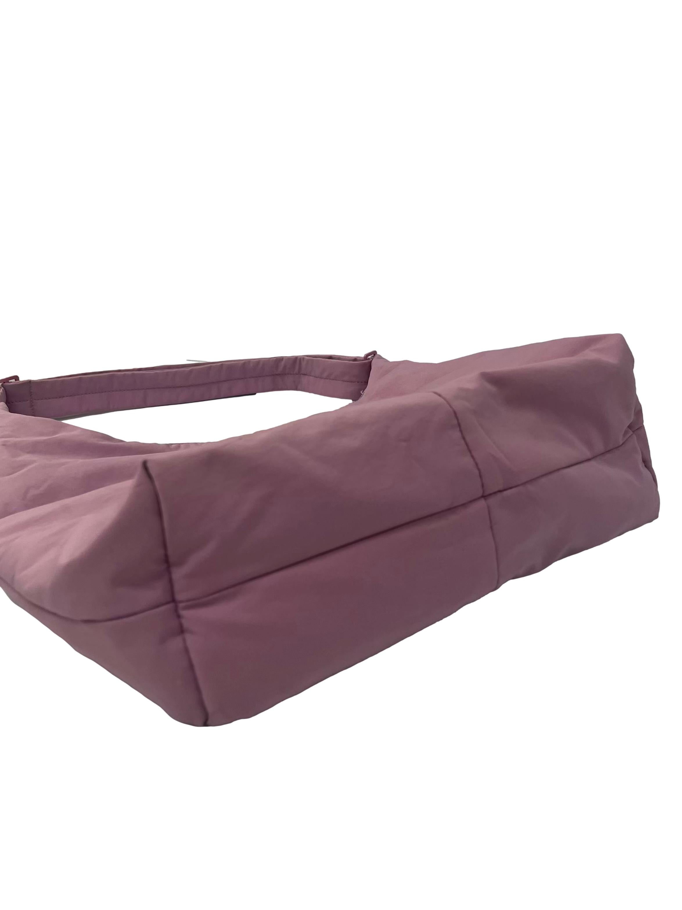 Purple Crossbody Bag With Adjustable Straps