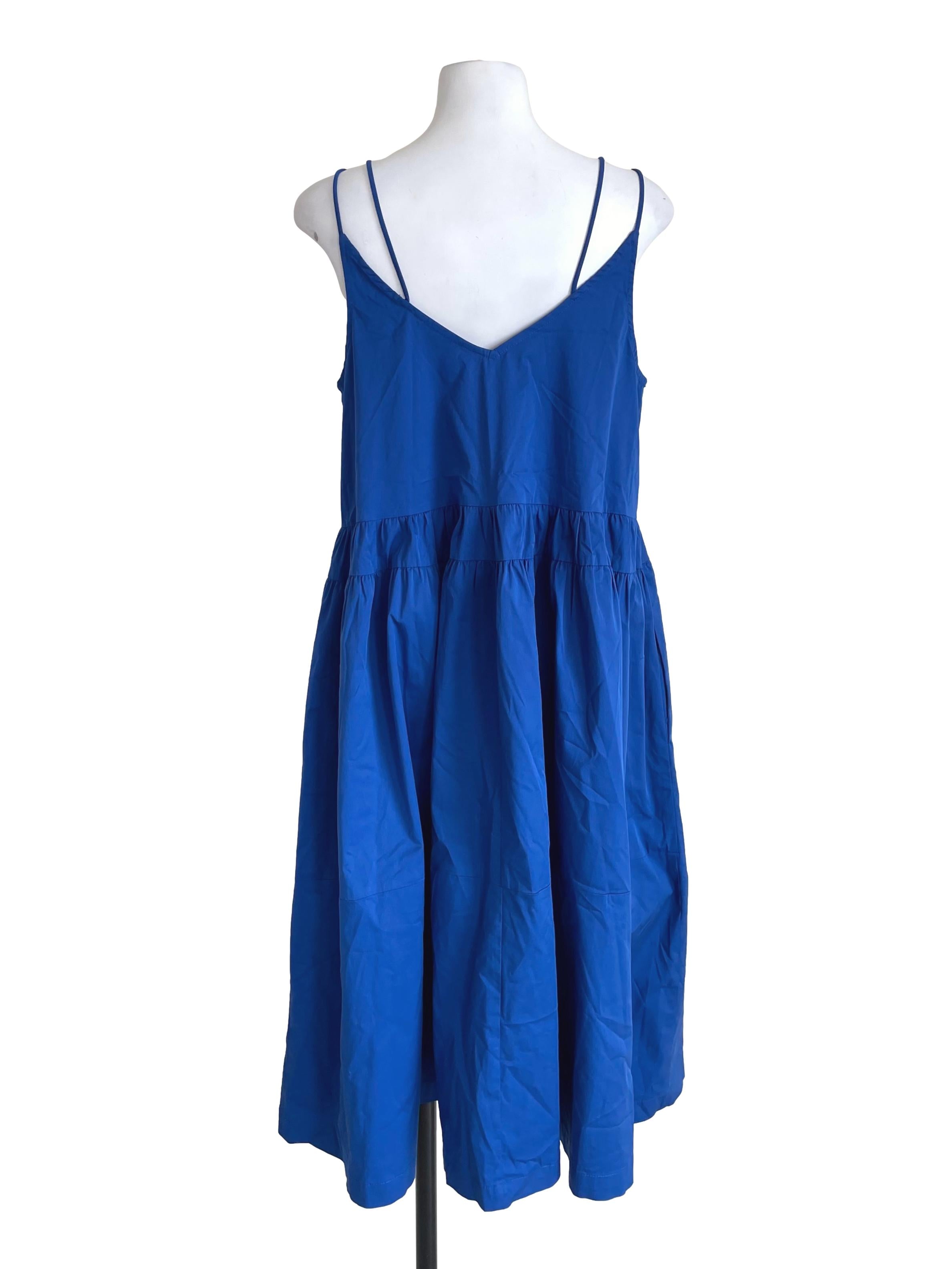 Azure V Neck Tent Dress