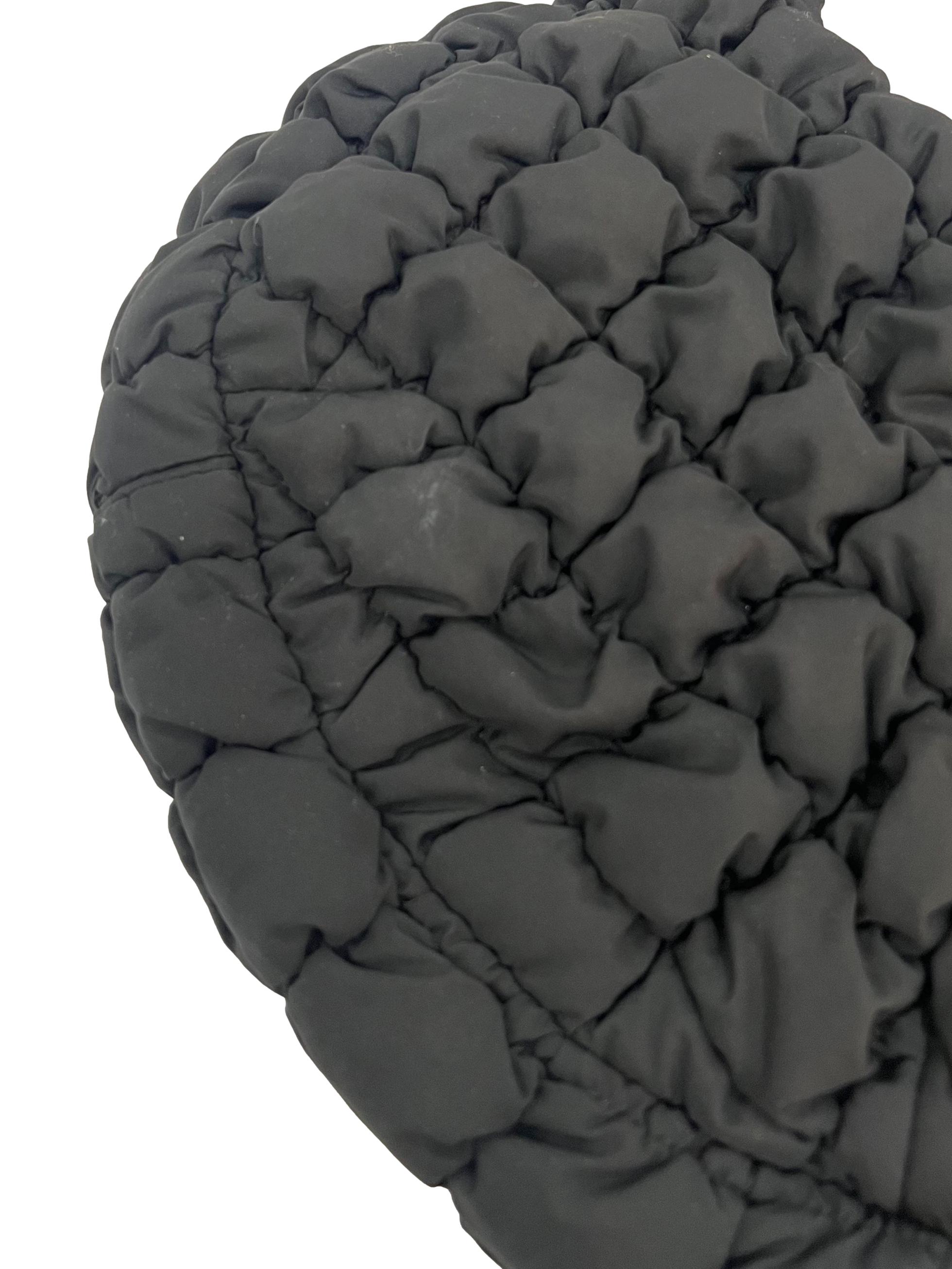 Black Quilted Micro Bag