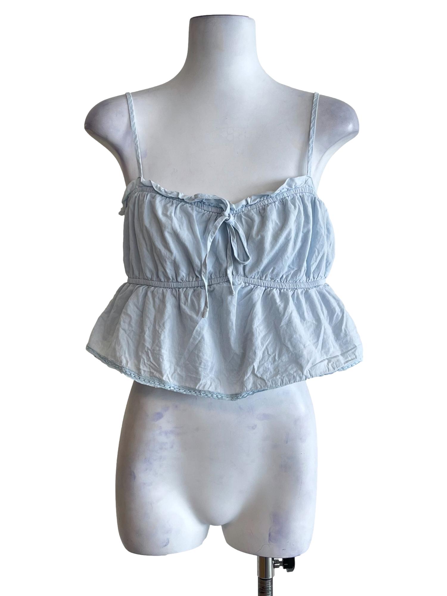 Sky Blue Spaghetti Strap Top