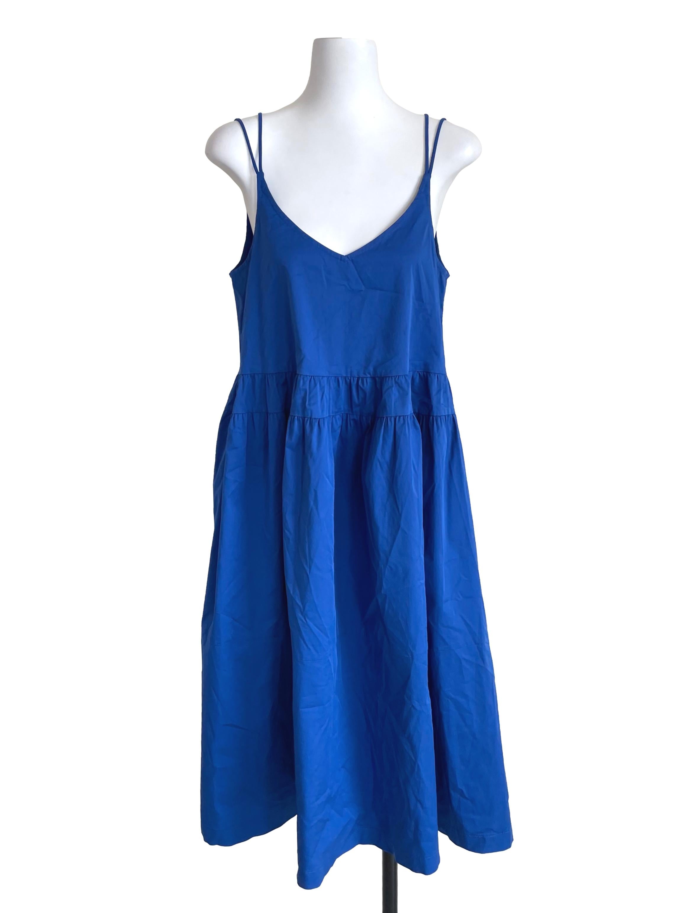 Azure V Neck Tent Dress