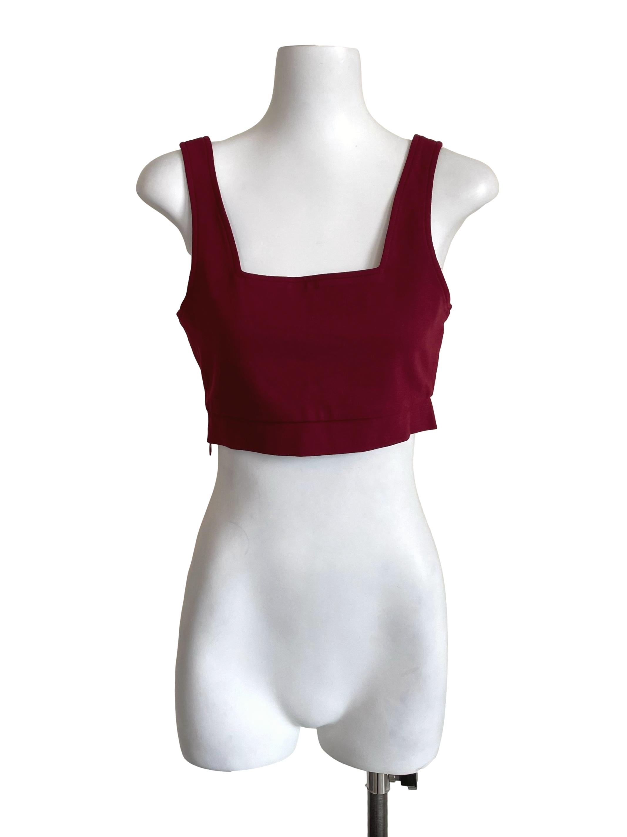Blood Square Neck Tube Top YHF