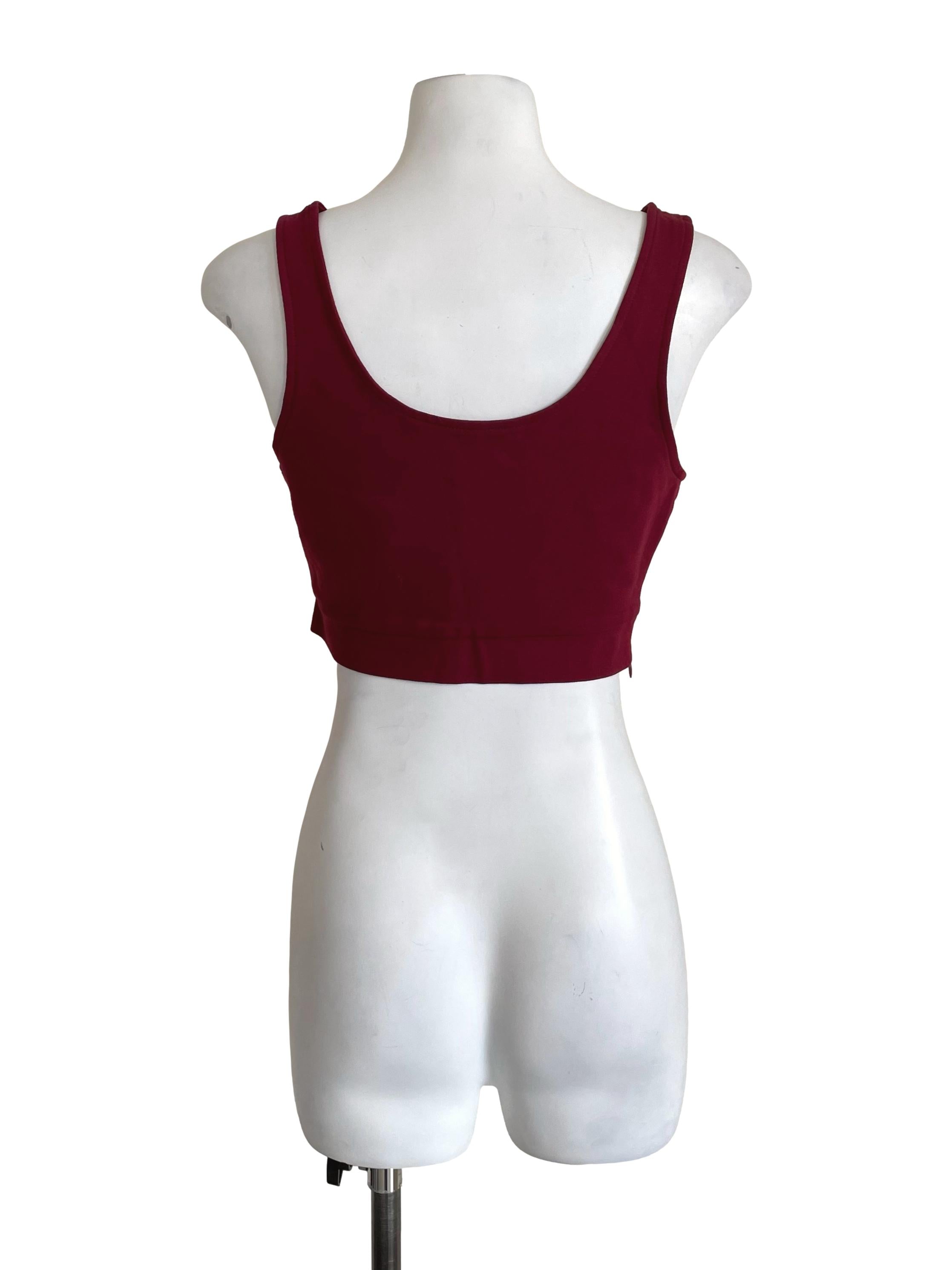 Blood Square Neck Tube Top YHF