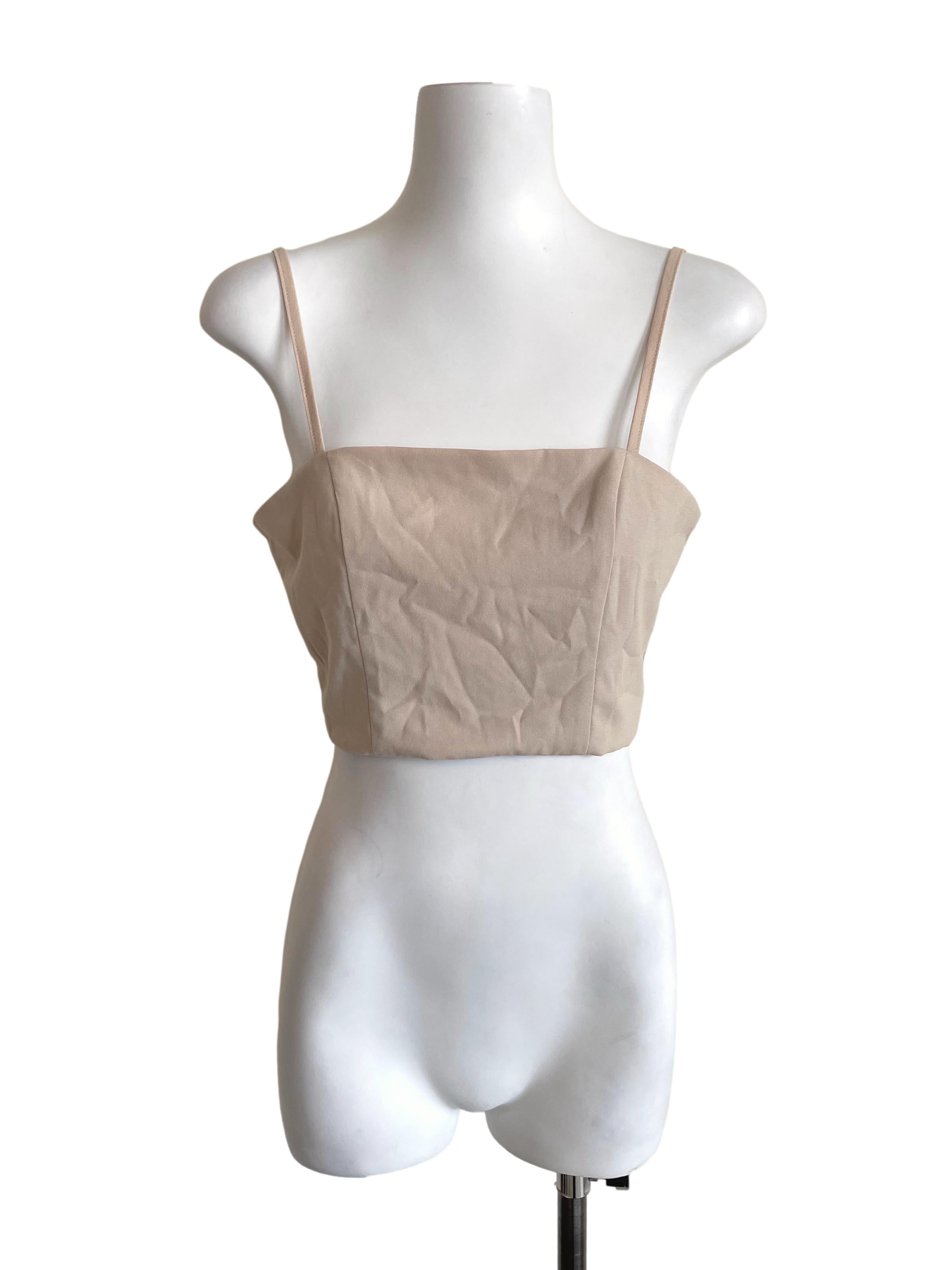 Cream Cami Tube Top TTR