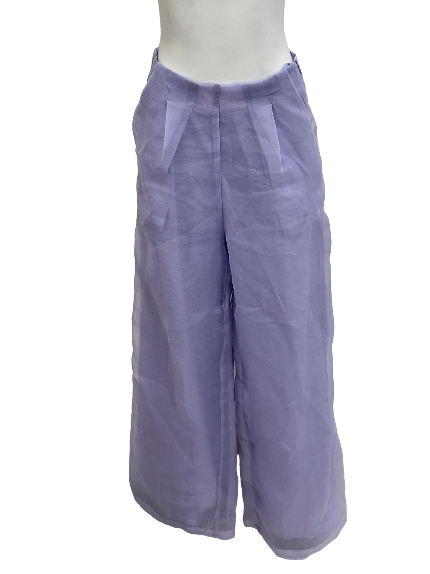 Lilac Organza Pants