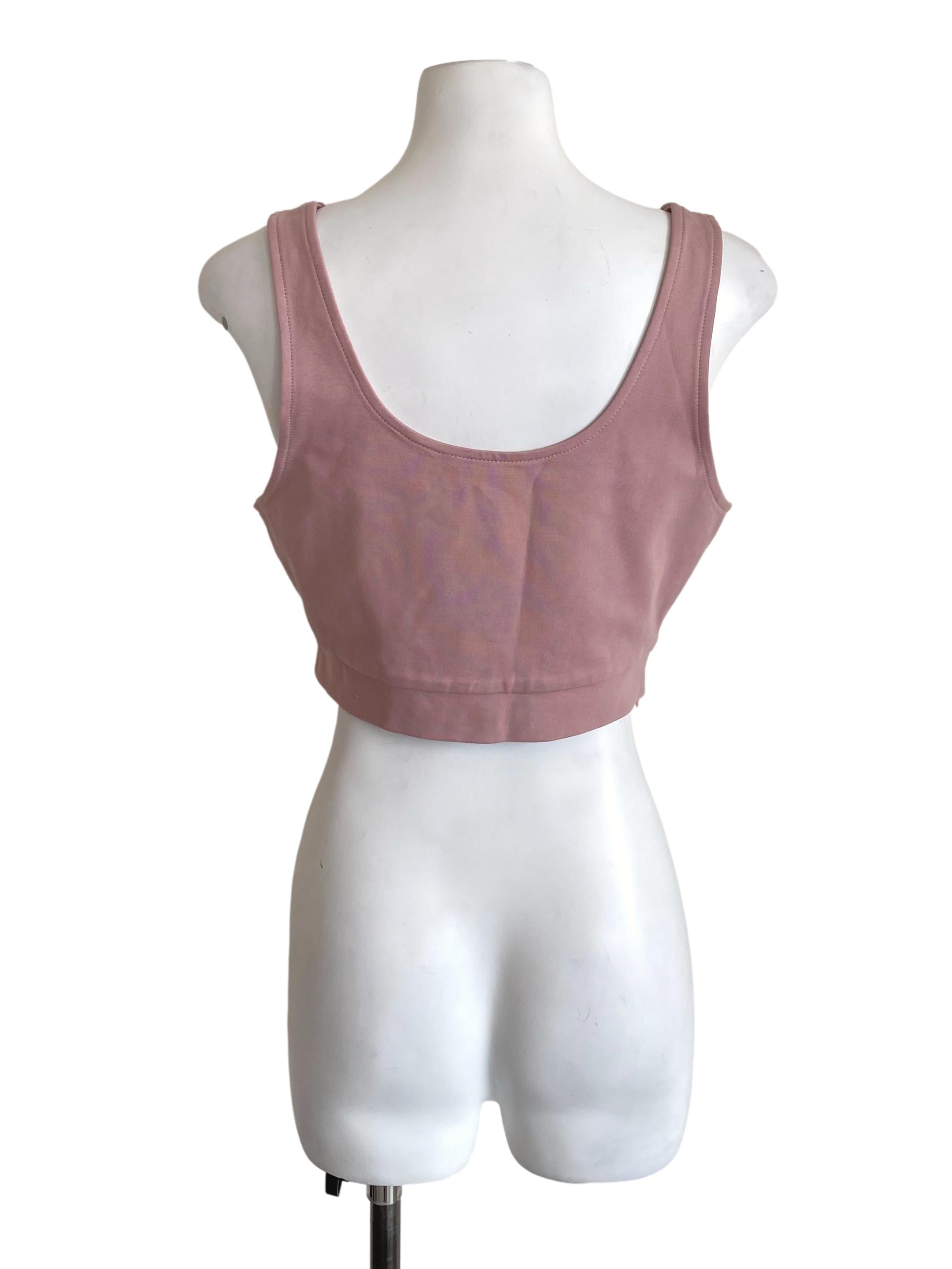Dusty Pink Square Neck Tube Top YHF