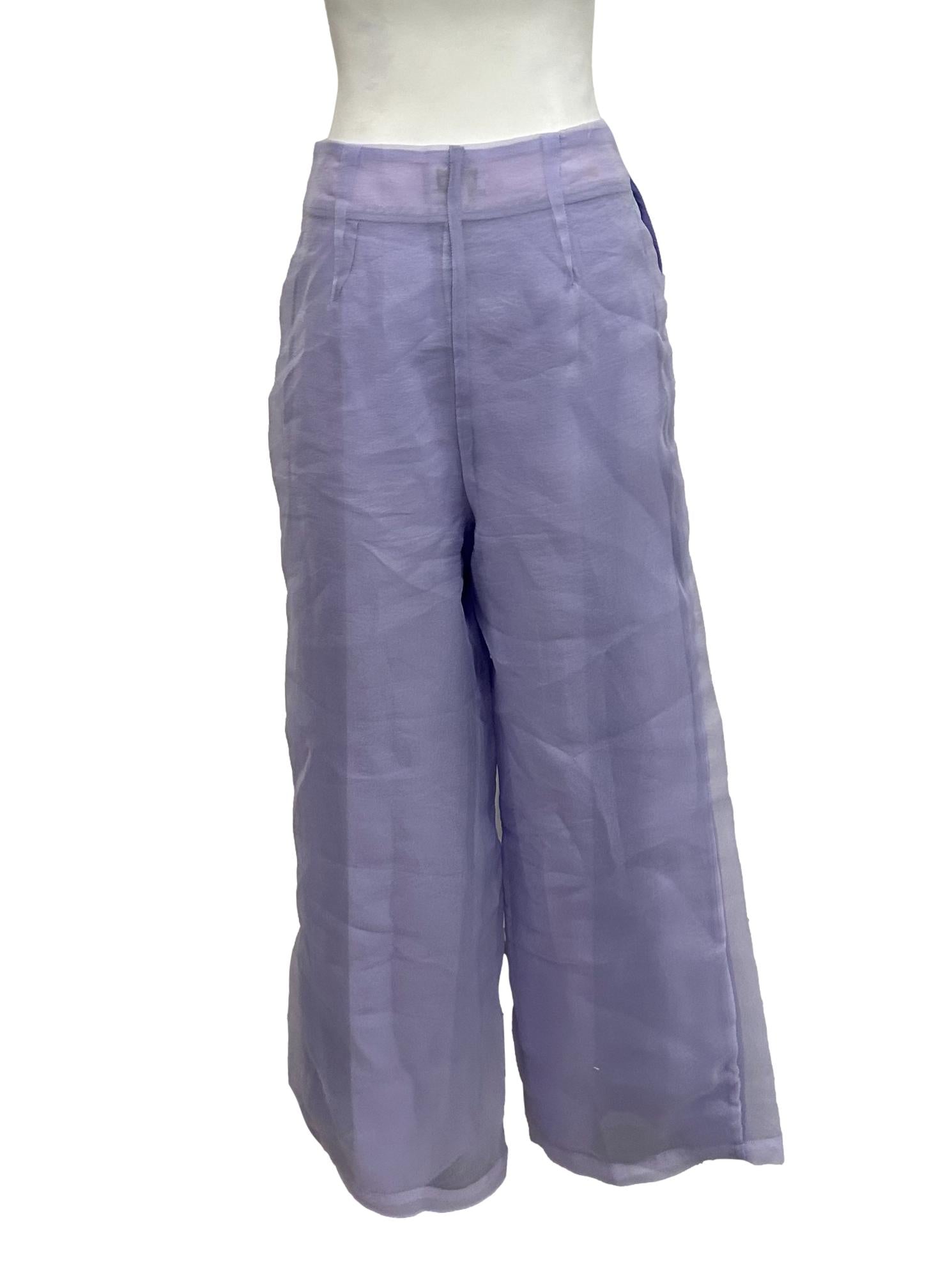 Lilac Organza Pants