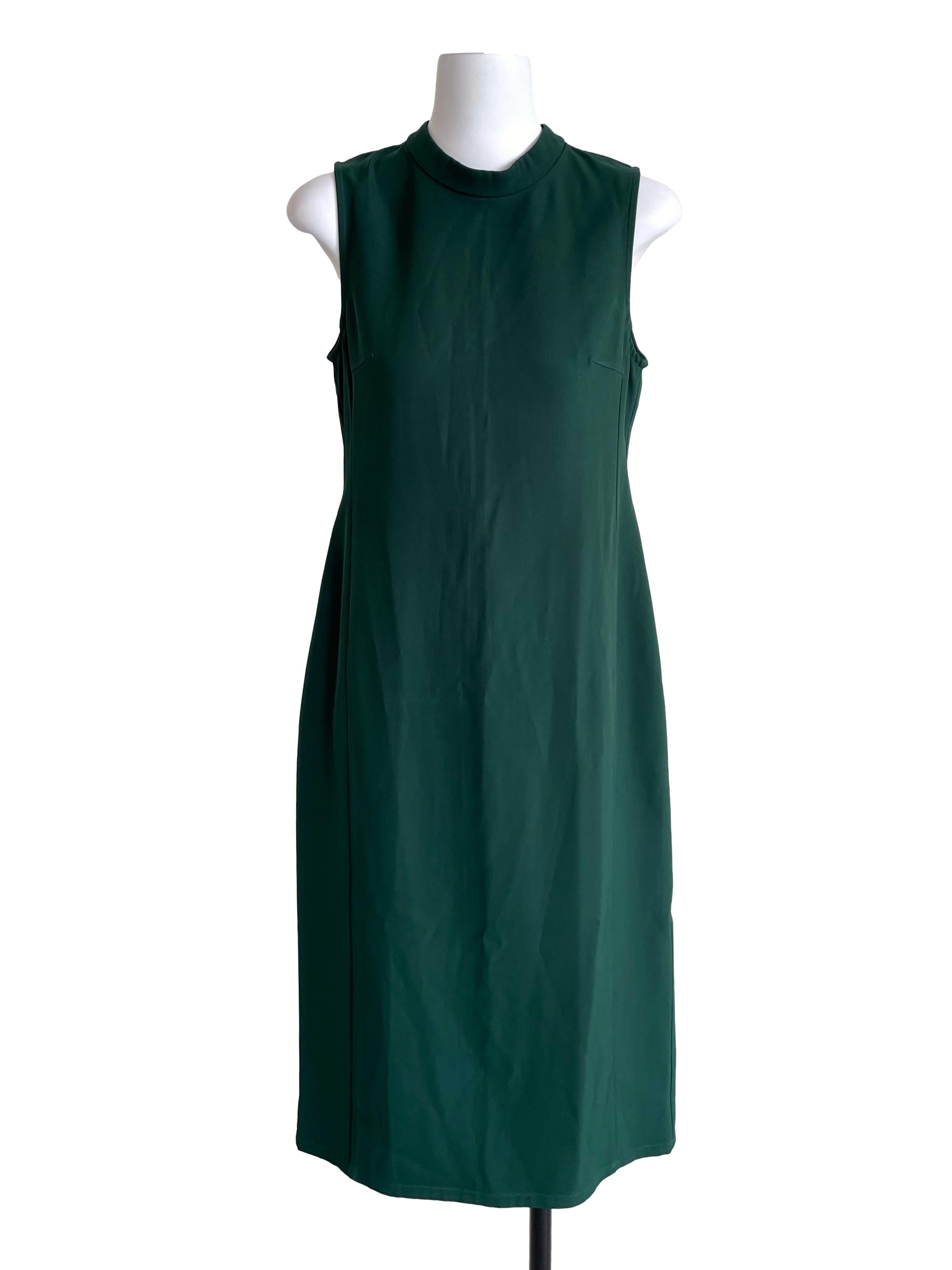 Pine Round Neck Slip Dress LB